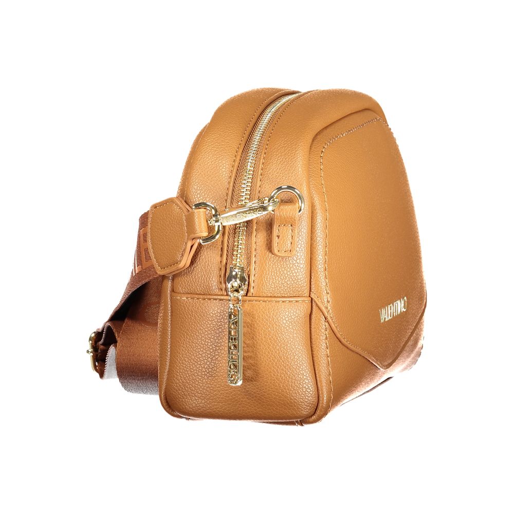 Brown Polyurethane Women's Bag