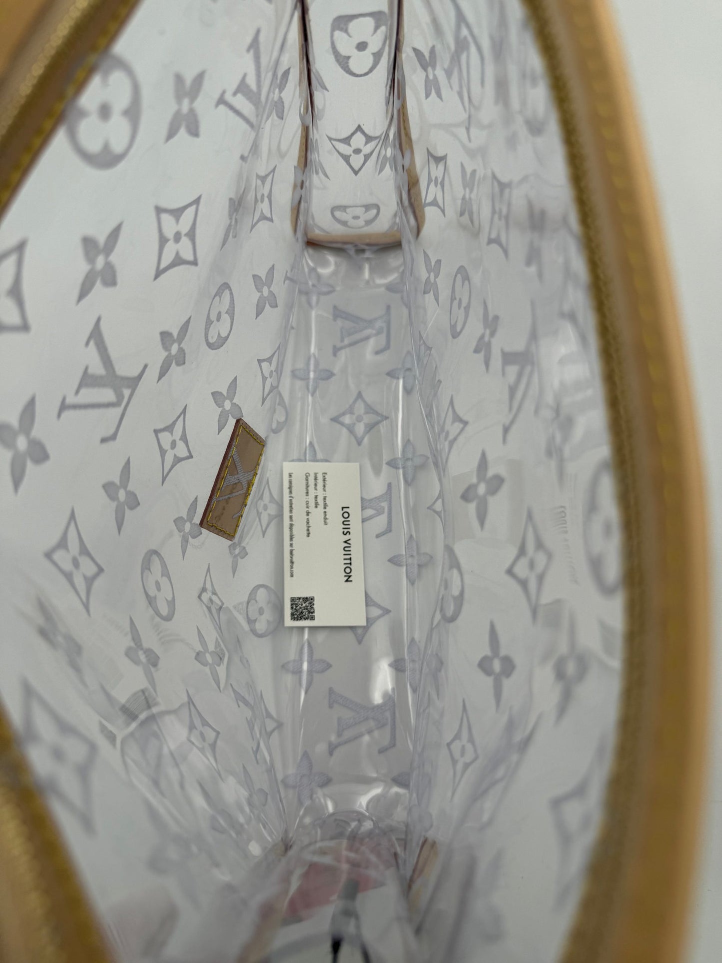 LOUIS VUITTON Monogram Transparent Pochette