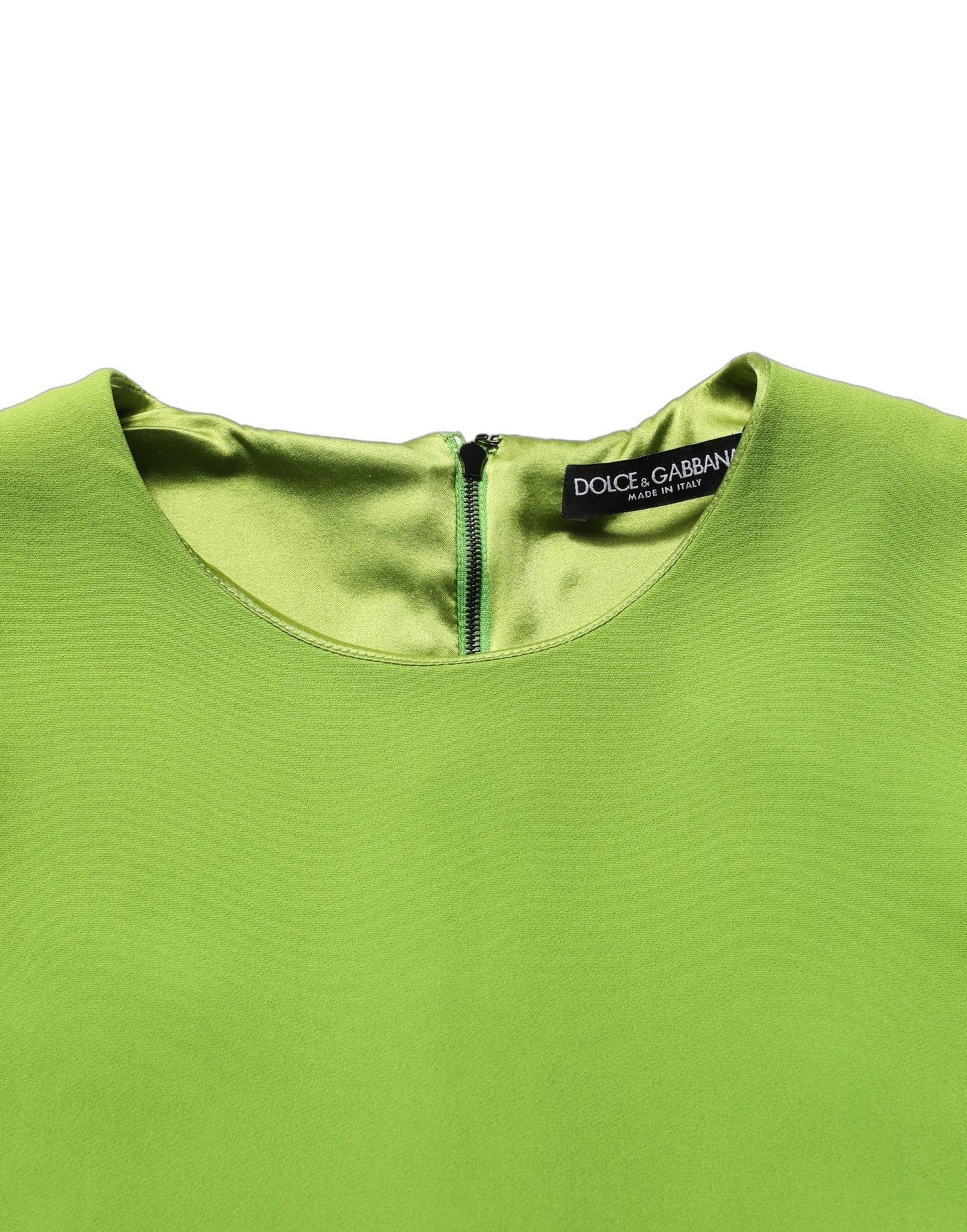 Green Viscose Sleeveless A-line Mini Dress