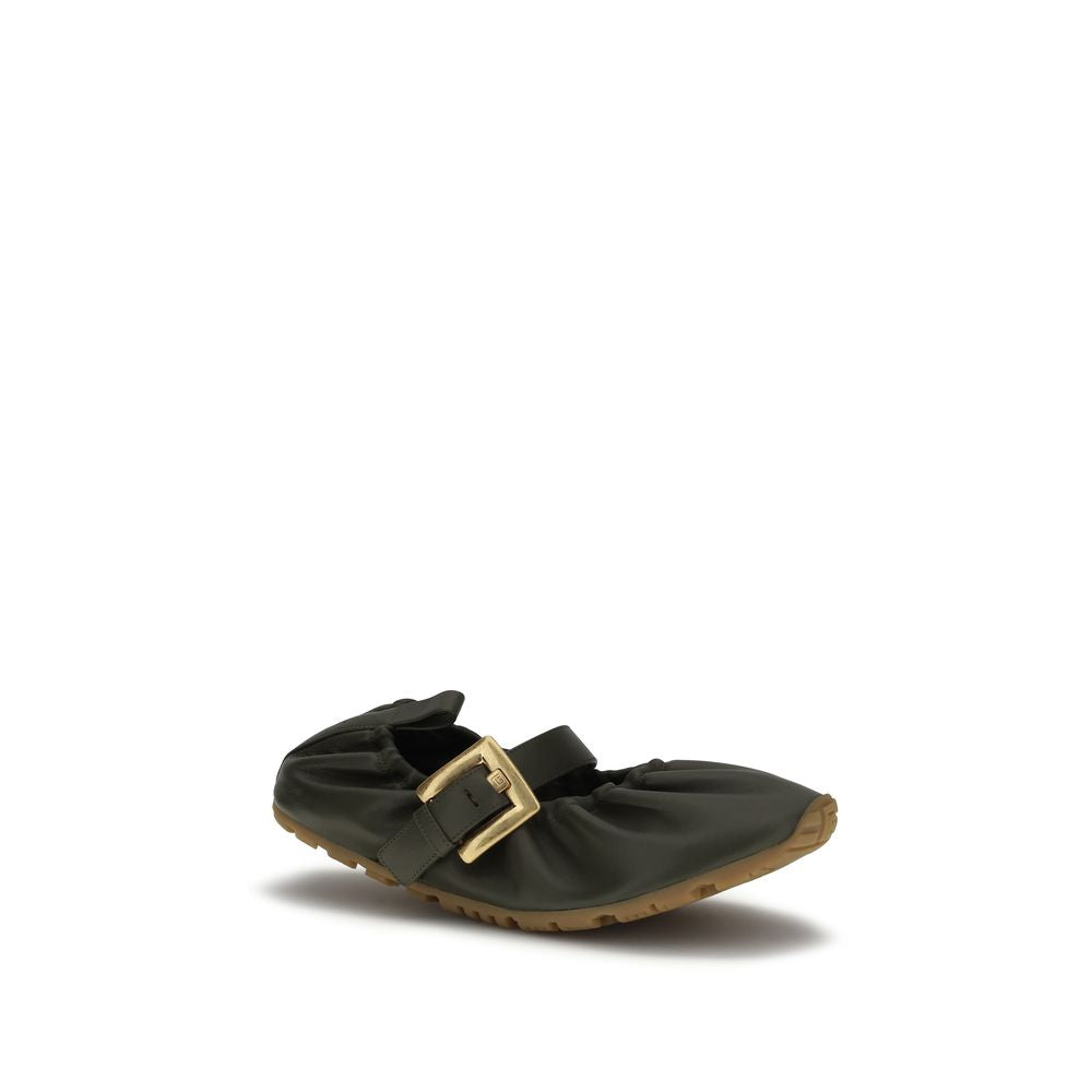 Bicolor Lamb Ovis Aries Ballet Flats