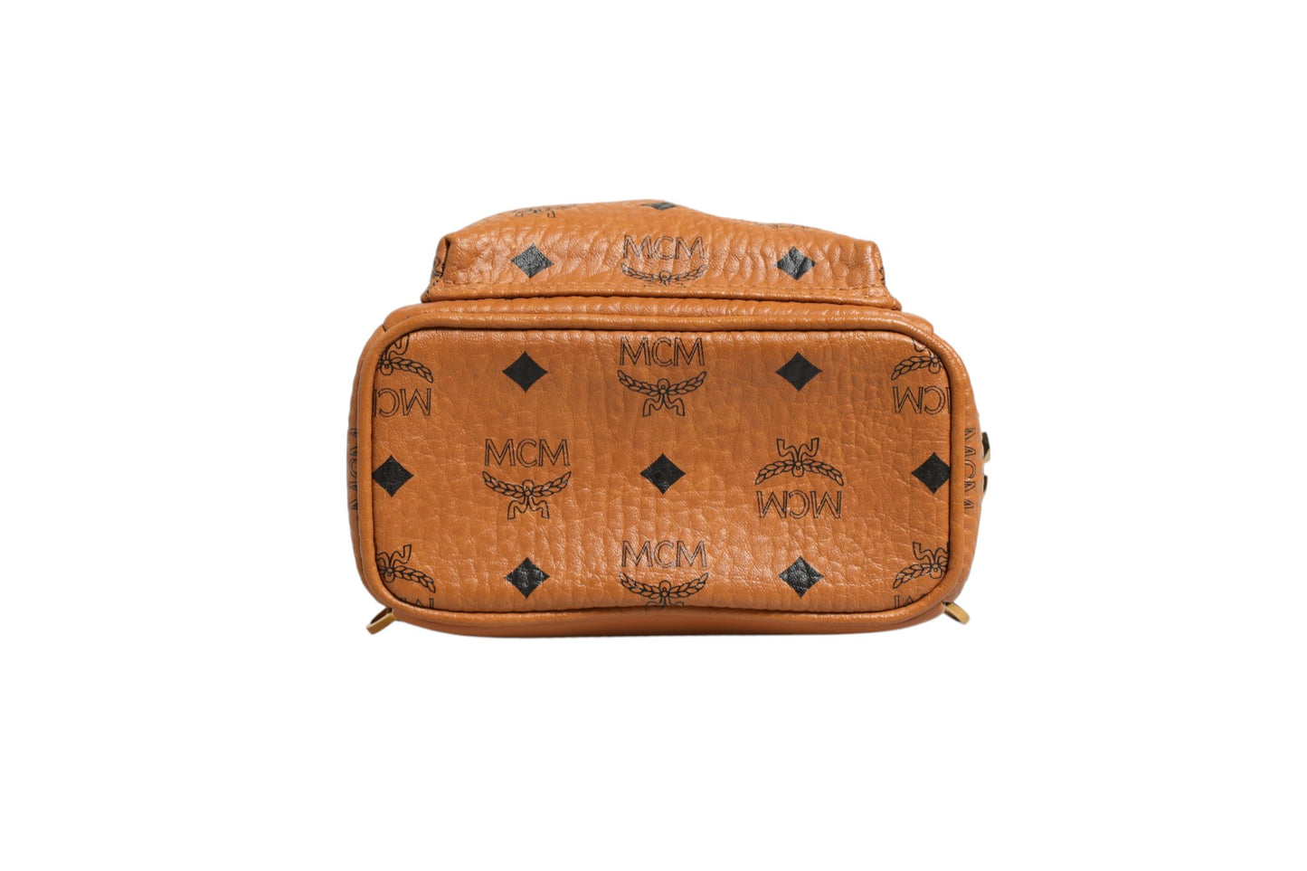 Stark Mini Backpack in Visetos Cognac