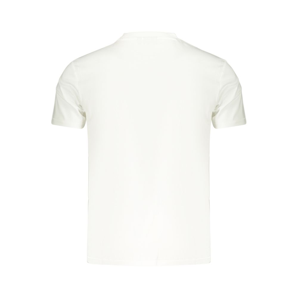 White Cotton Mens T-Shirt
