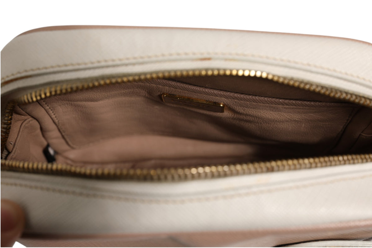 Clay Gray Small Leather Shoulder Bag