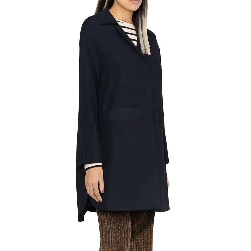 Blue Cotton Coat
