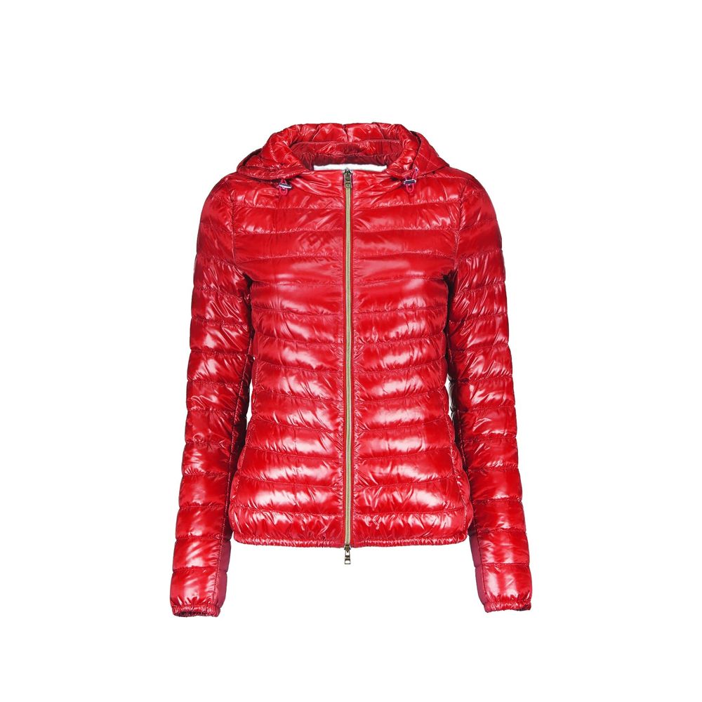 Red Polyamide Shell Jacket
