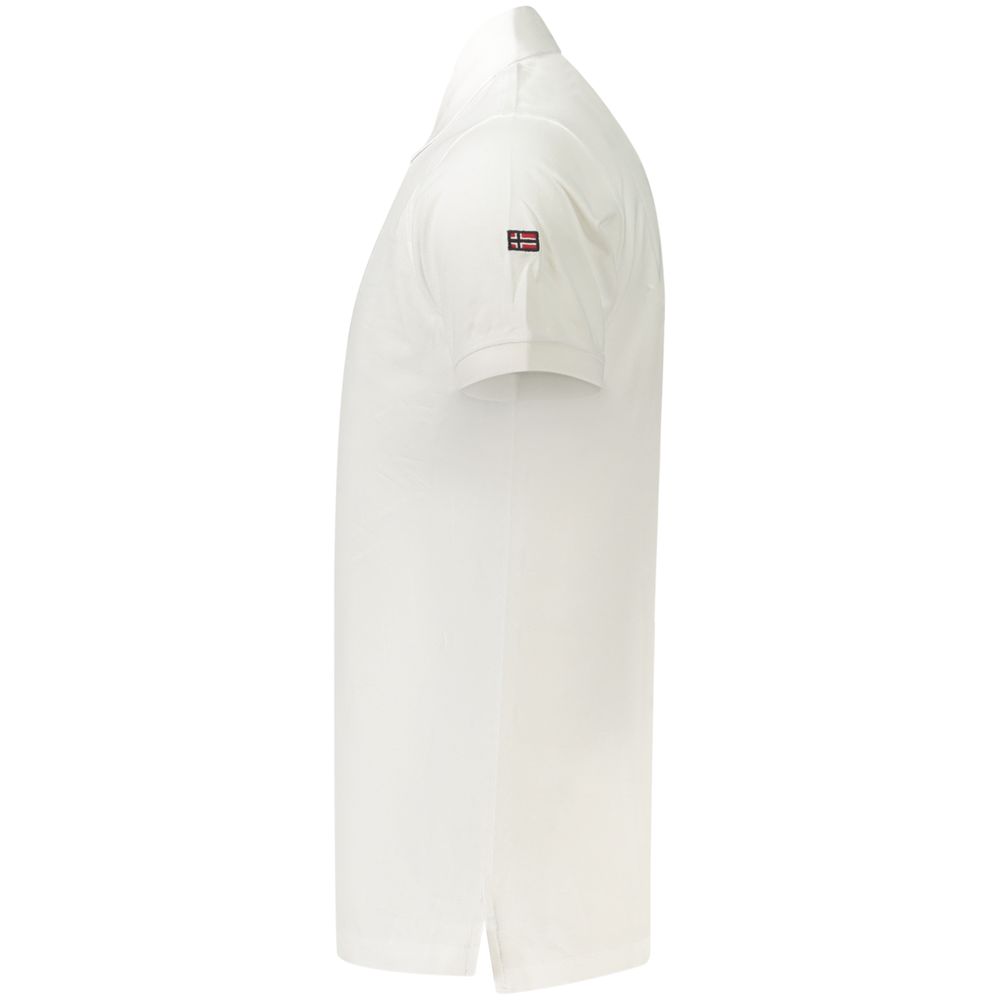 White Cotton Men's Polo Shirt