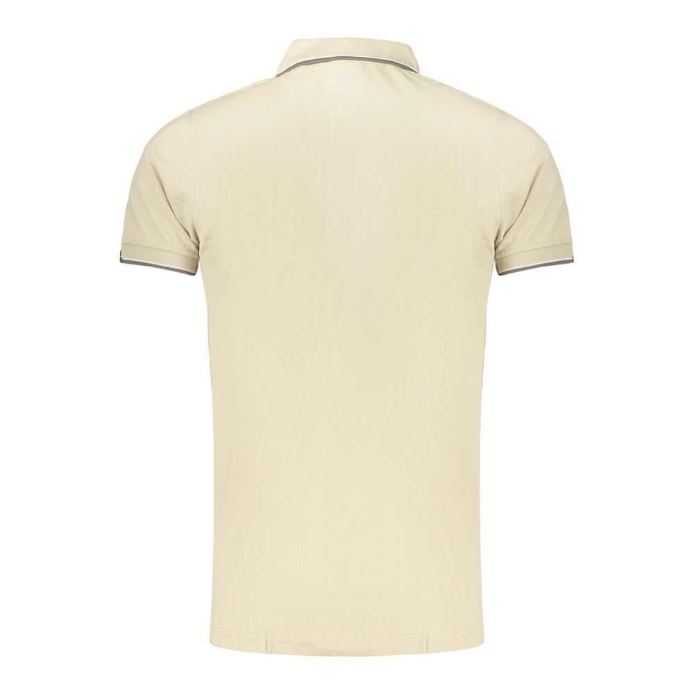 Beige Cotton Men's Polo