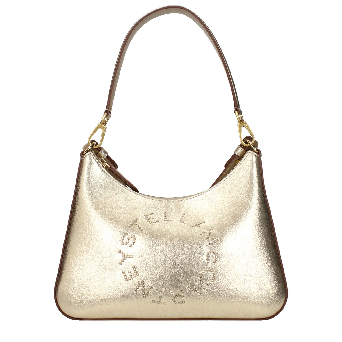 Gold Leather Shoulder Bag
