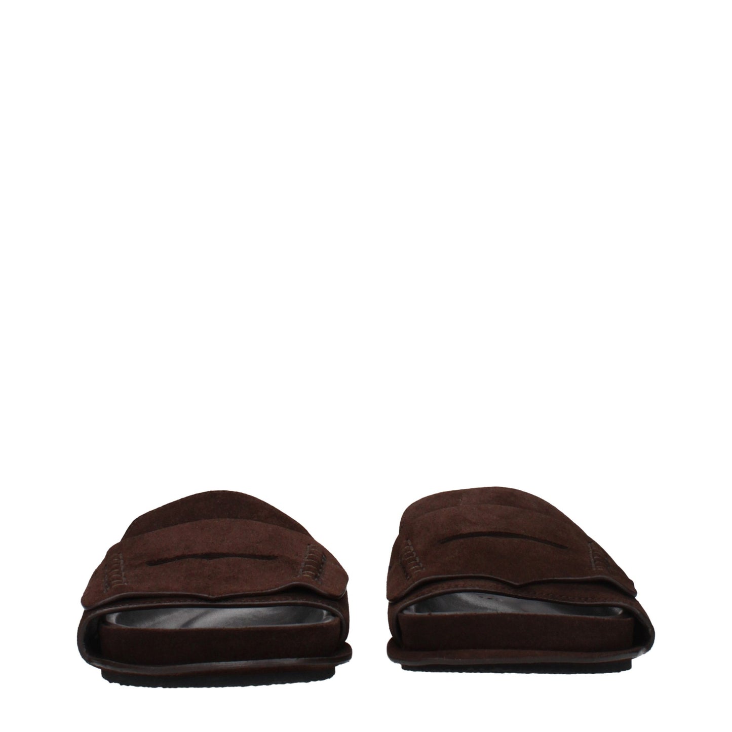 Brown Leather Slippers