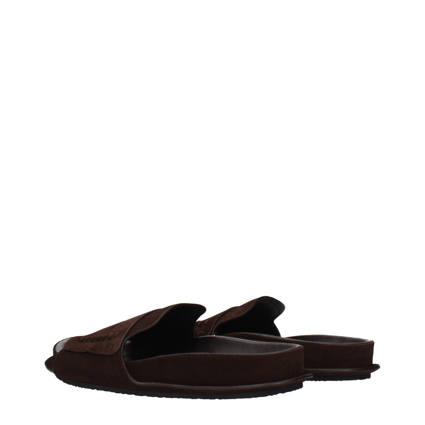 Brown Leather Slippers