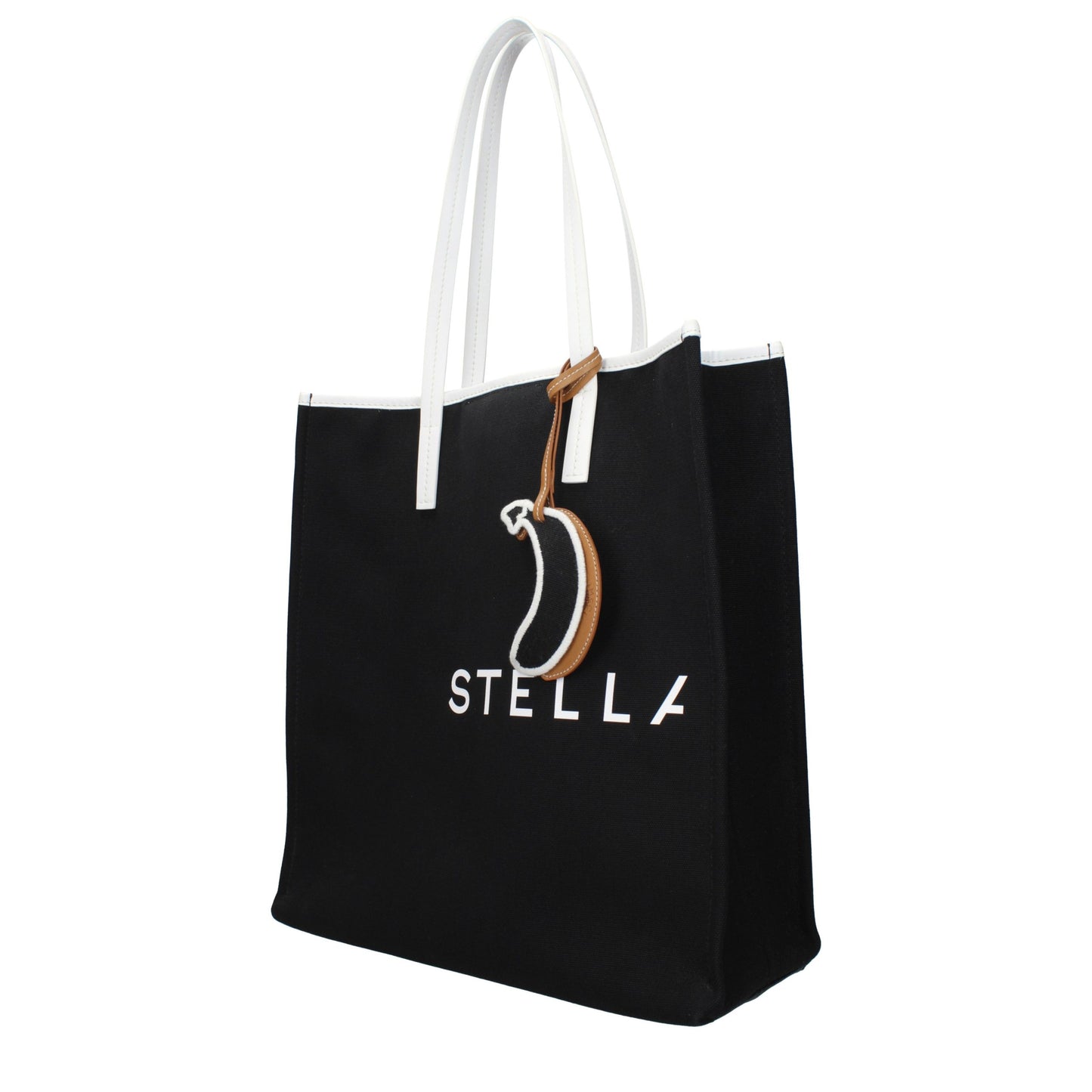 Black Fabric Shoulder Bag