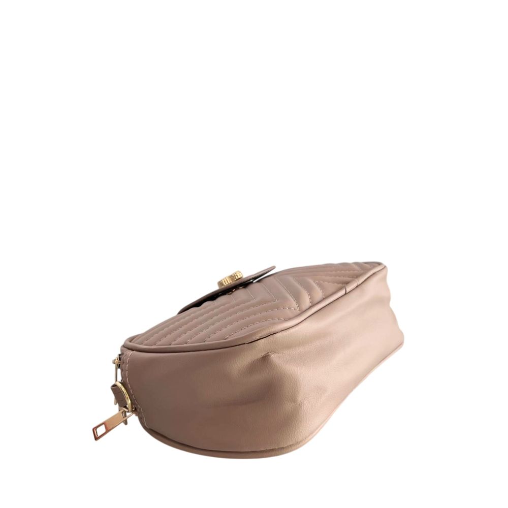 Beige PU Women Crossbody