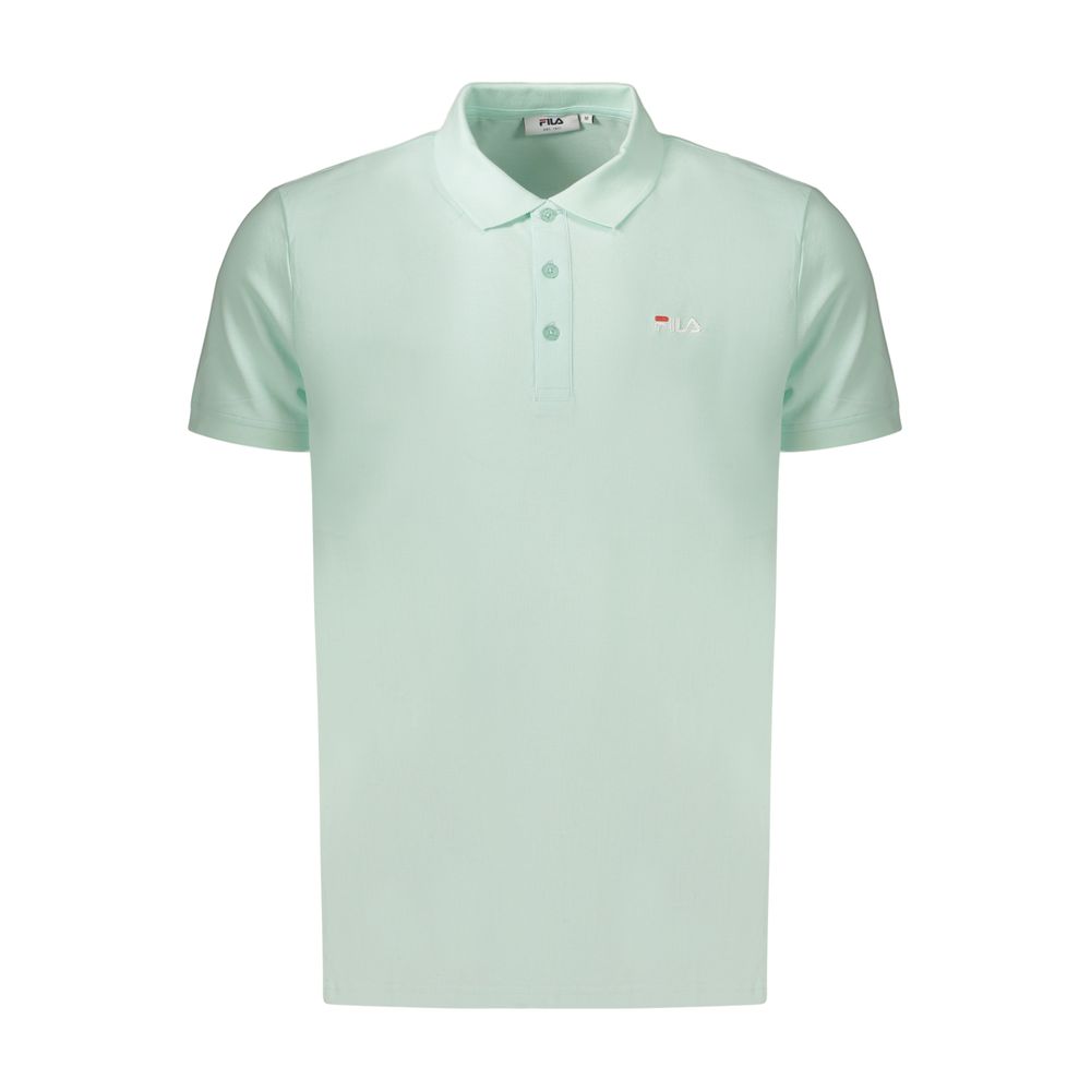 Green Cotton Men's Polo Shirt