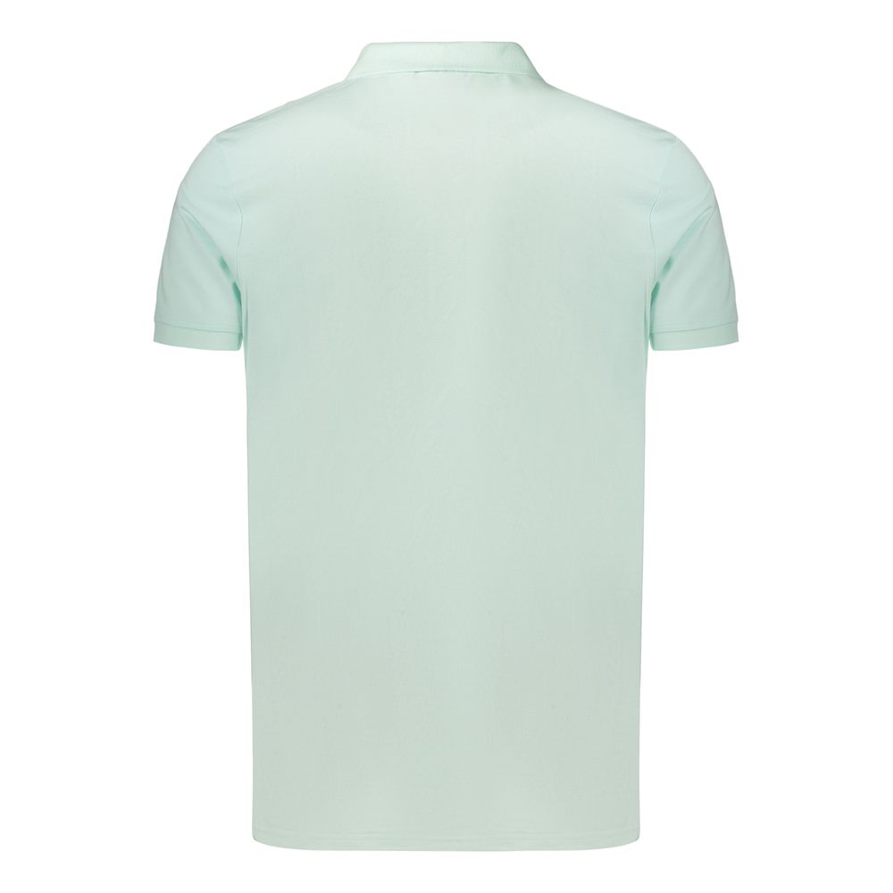 Green Cotton Men's Polo Shirt