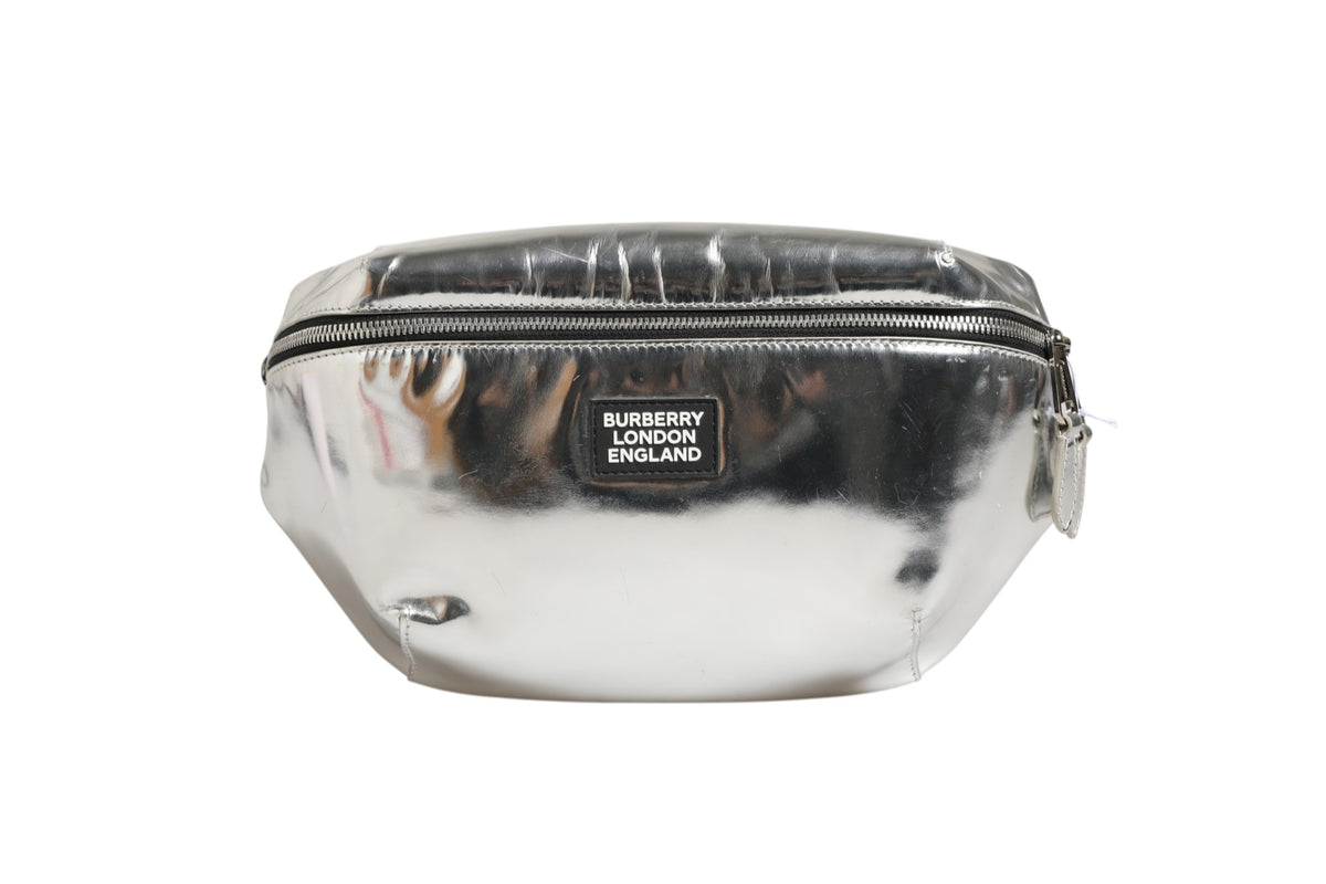 Belt bag Silver in Synthetic