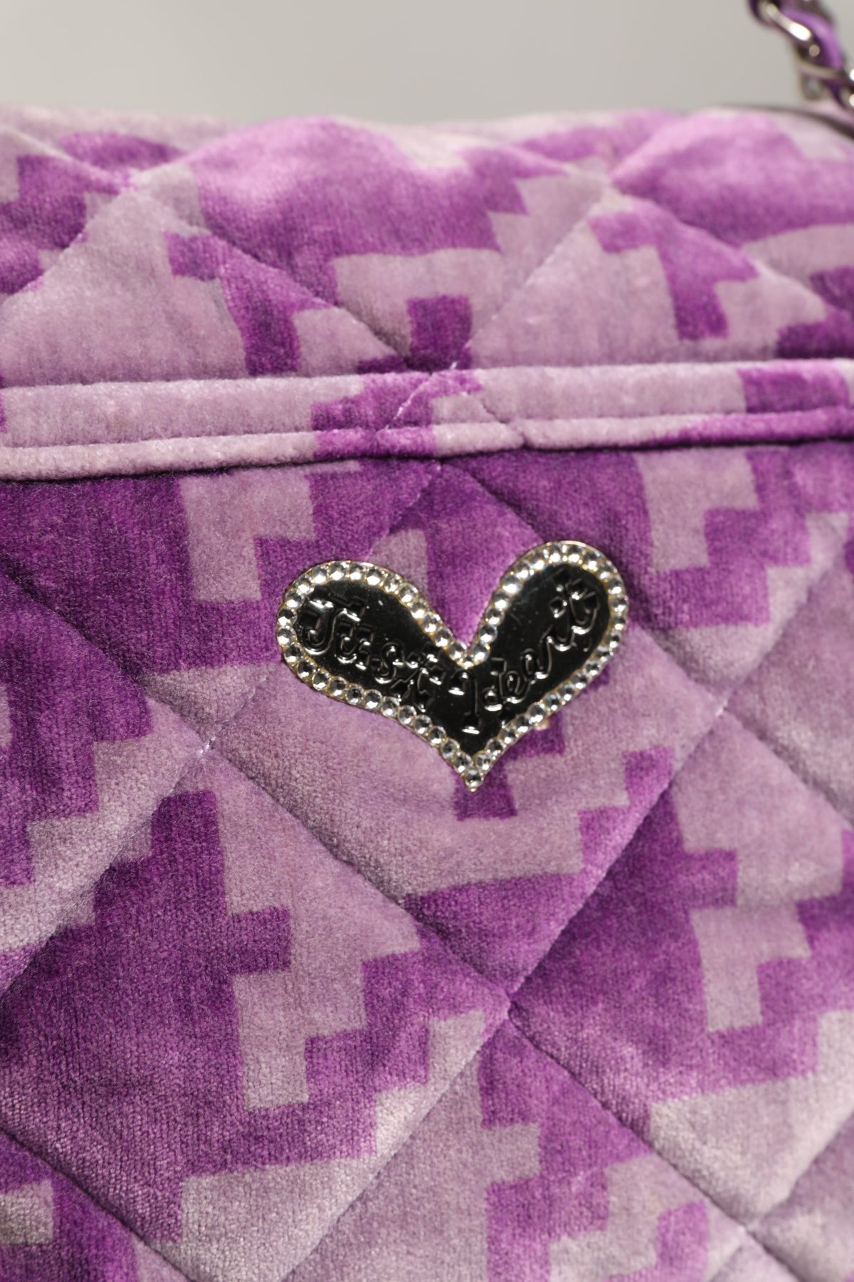 Purple shoulder bag
