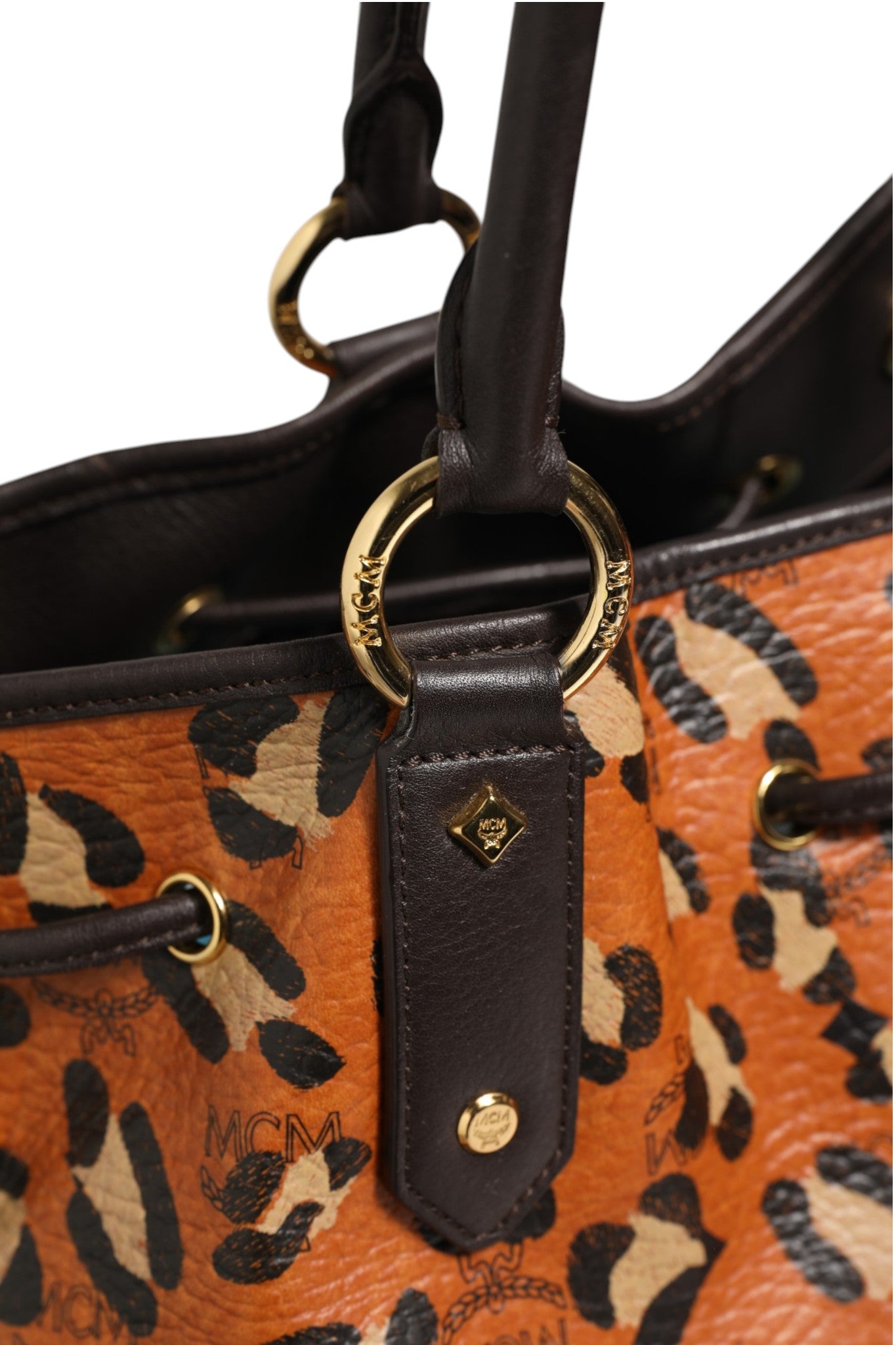 Visetos Leopard Aren Medium Shopper Tote