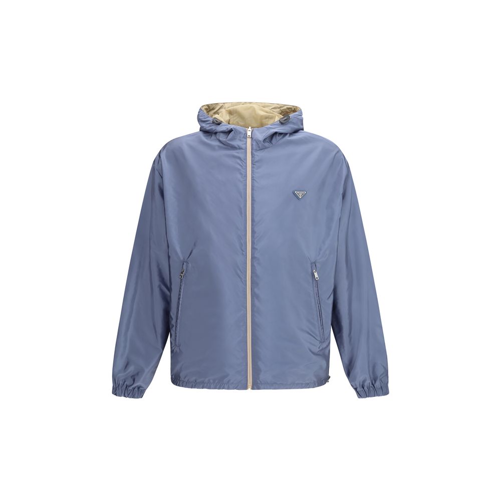 Beige Recycled Polyamide Shell Jacket