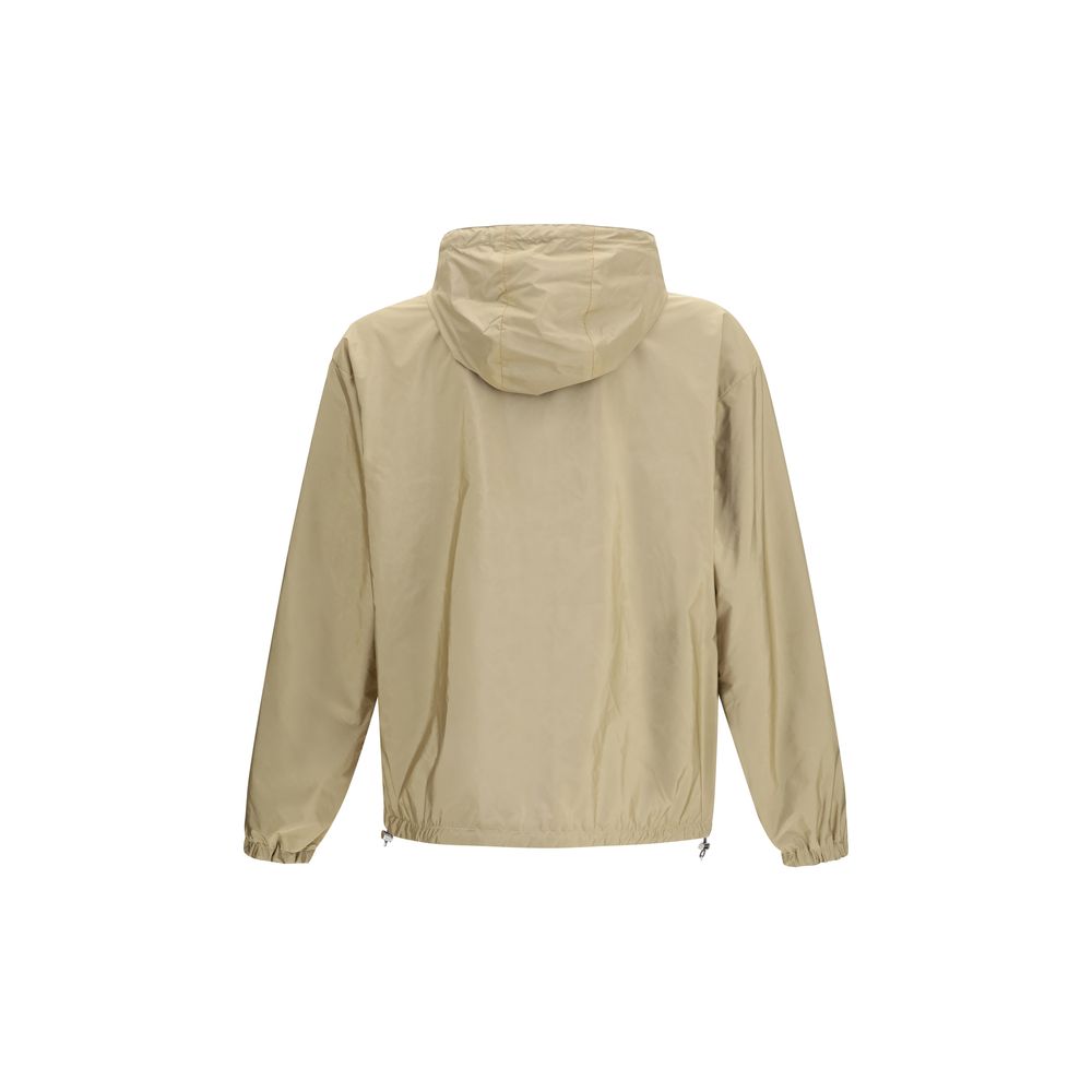 Beige Recycled Polyamide Shell Jacket