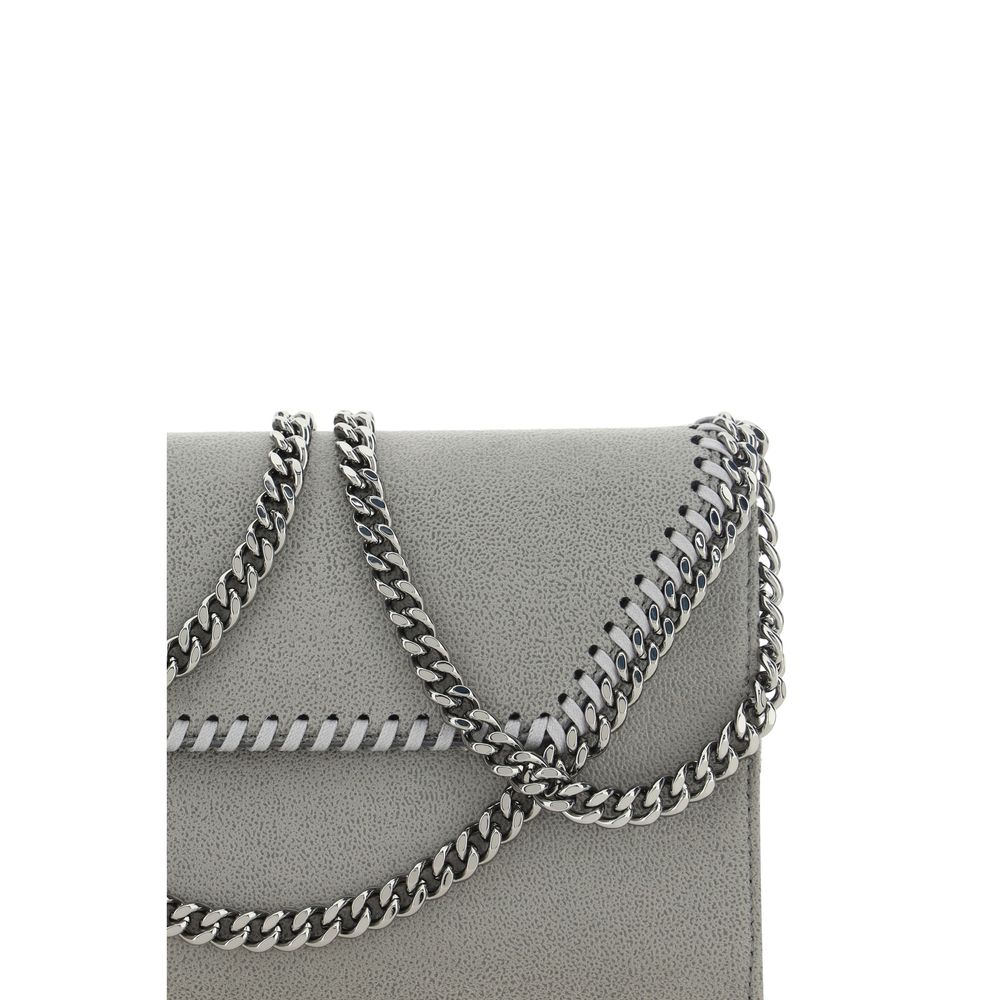 Gray Polyester Shoulder Bag