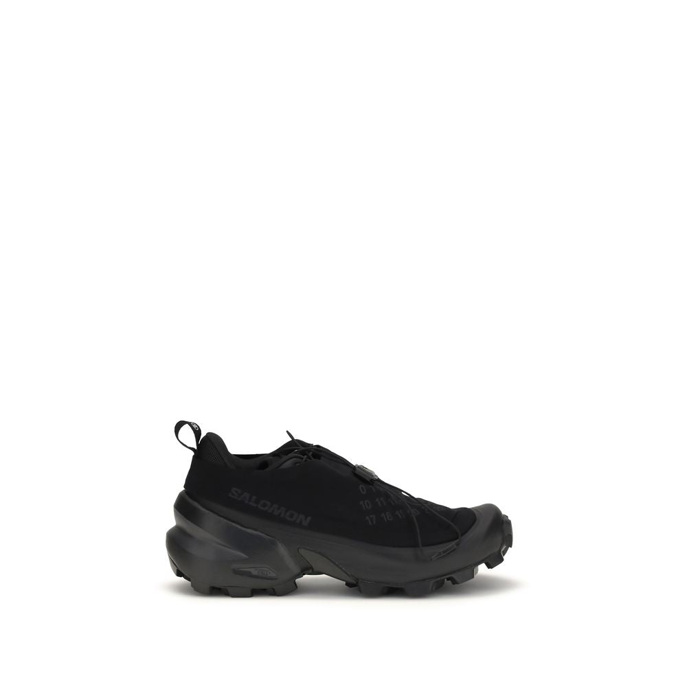 Black Nylon Athletic Sneakers