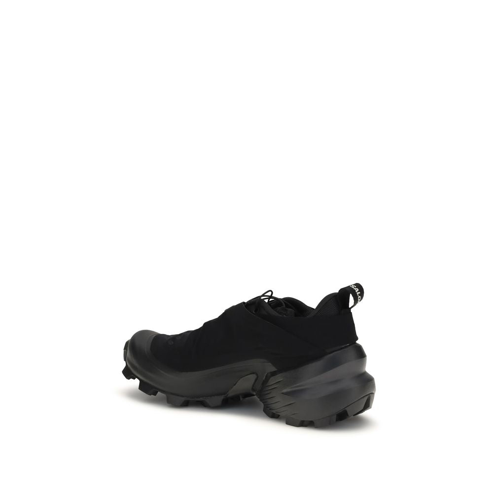 Black Nylon Athletic Sneakers