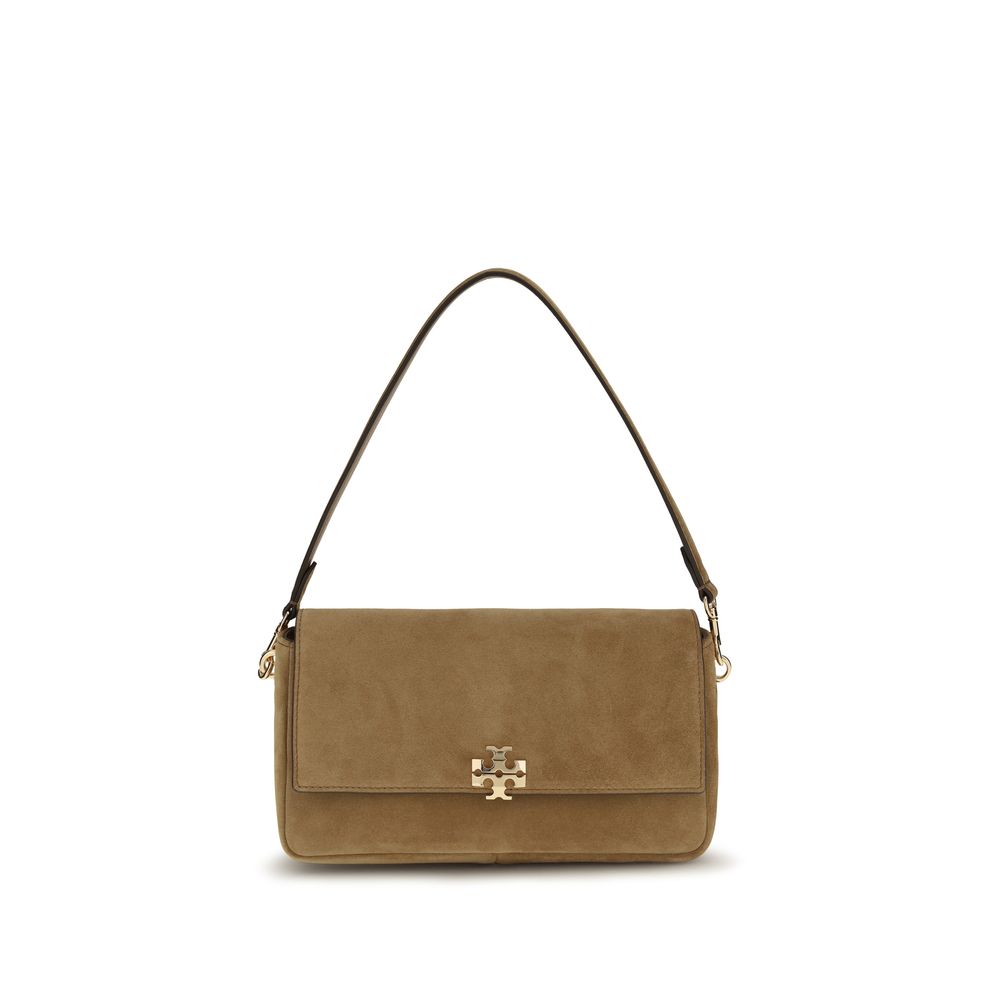 Beige Leather Shoulder Bag