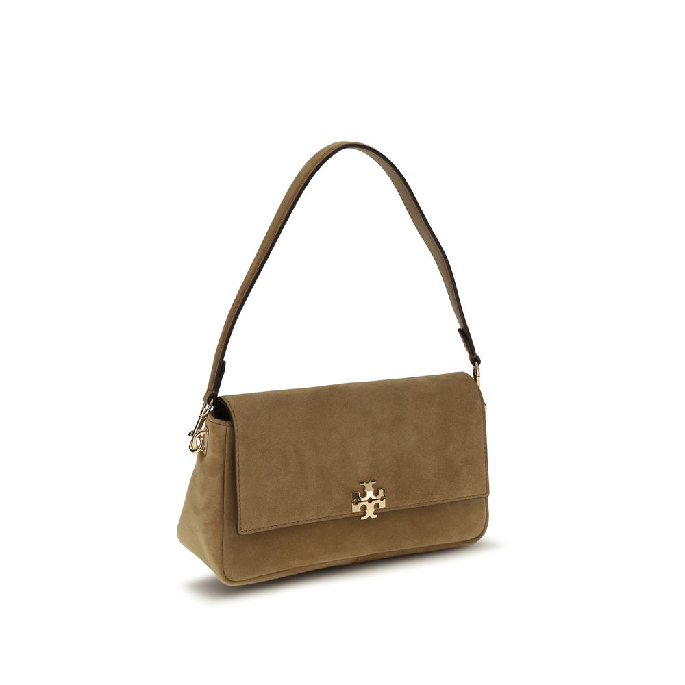 Beige Leather Shoulder Bag