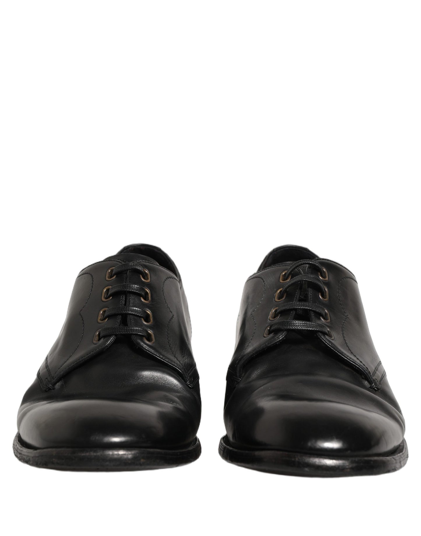 Black Leather Lace Up Derby Dress Formal Shoes