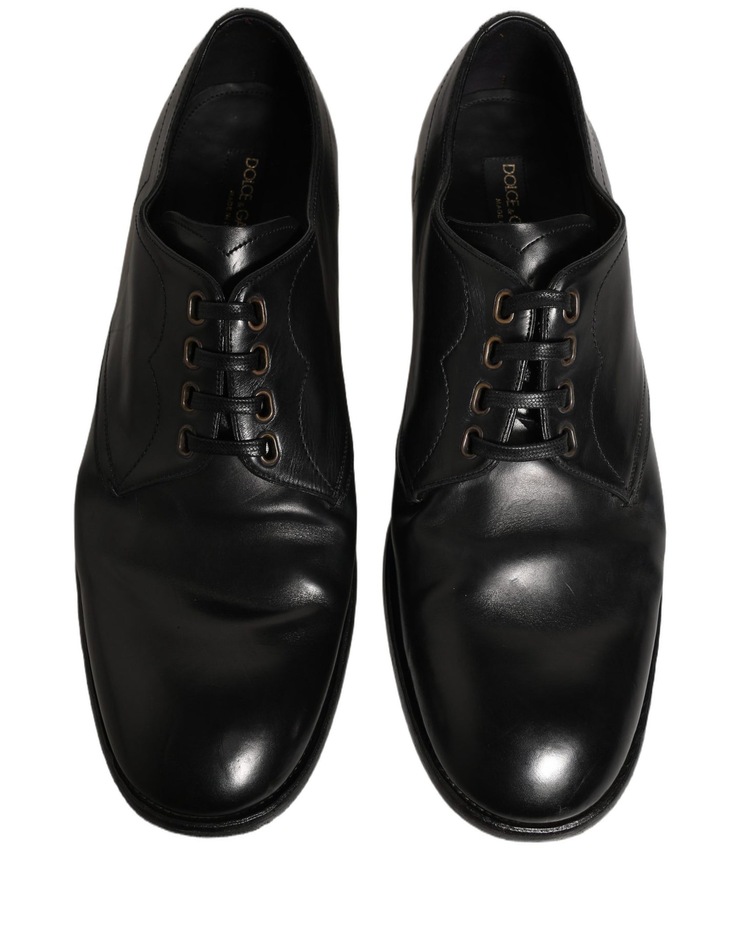 Black Leather Lace Up Derby Dress Formal Shoes