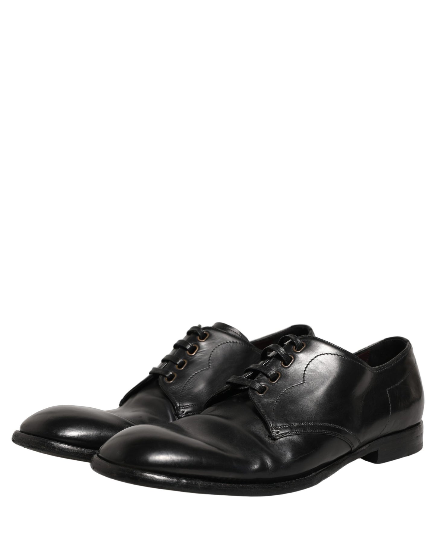 Black Leather Lace Up Derby Dress Formal Shoes