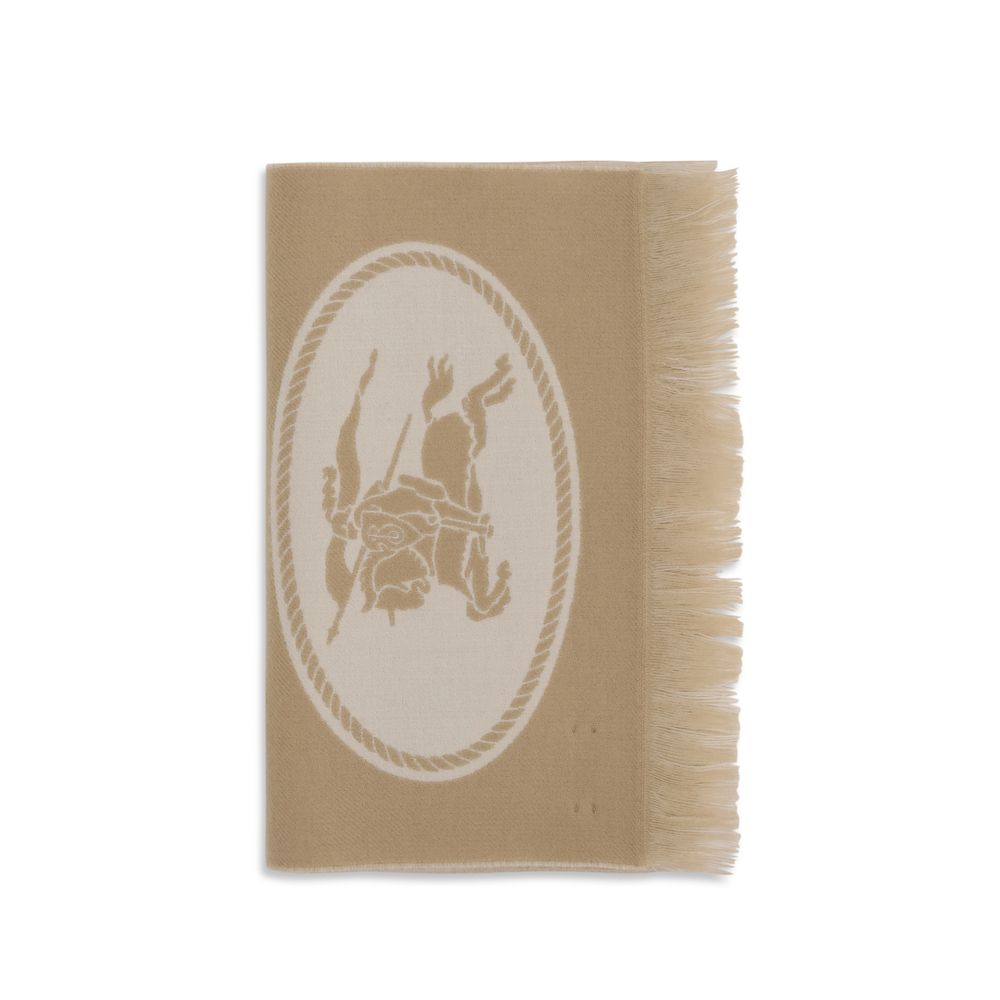 Beige Wool Oves Aries Scarf