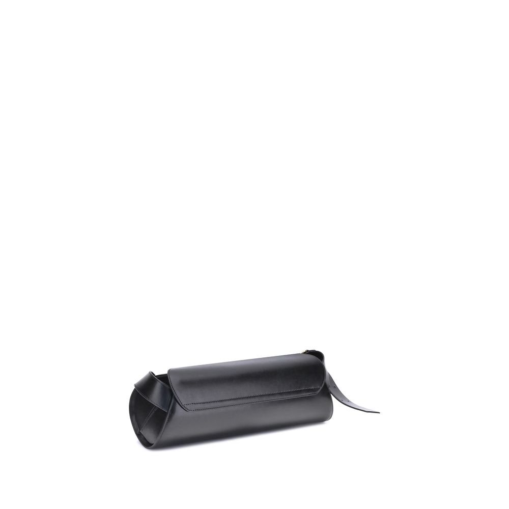 Black Calf Leather Bos Taurus Shoulder Bag