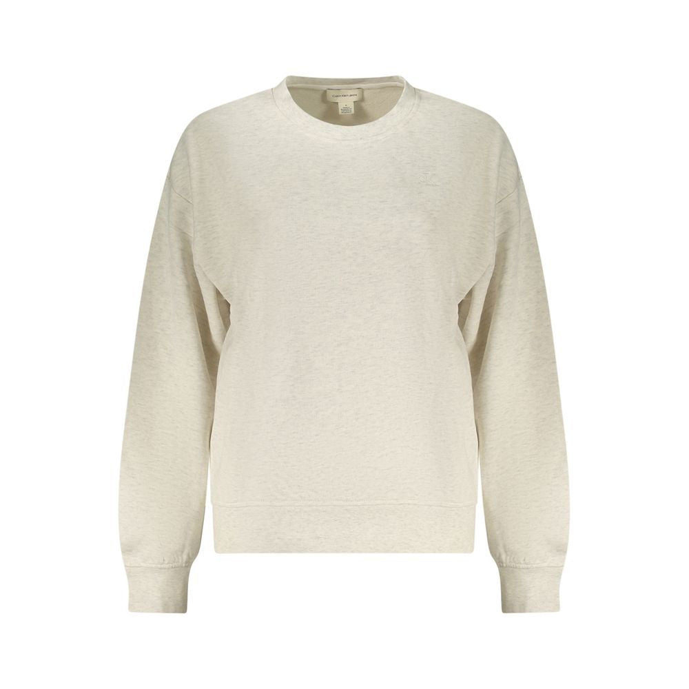 Gray Cotton Women's Sweatshirt