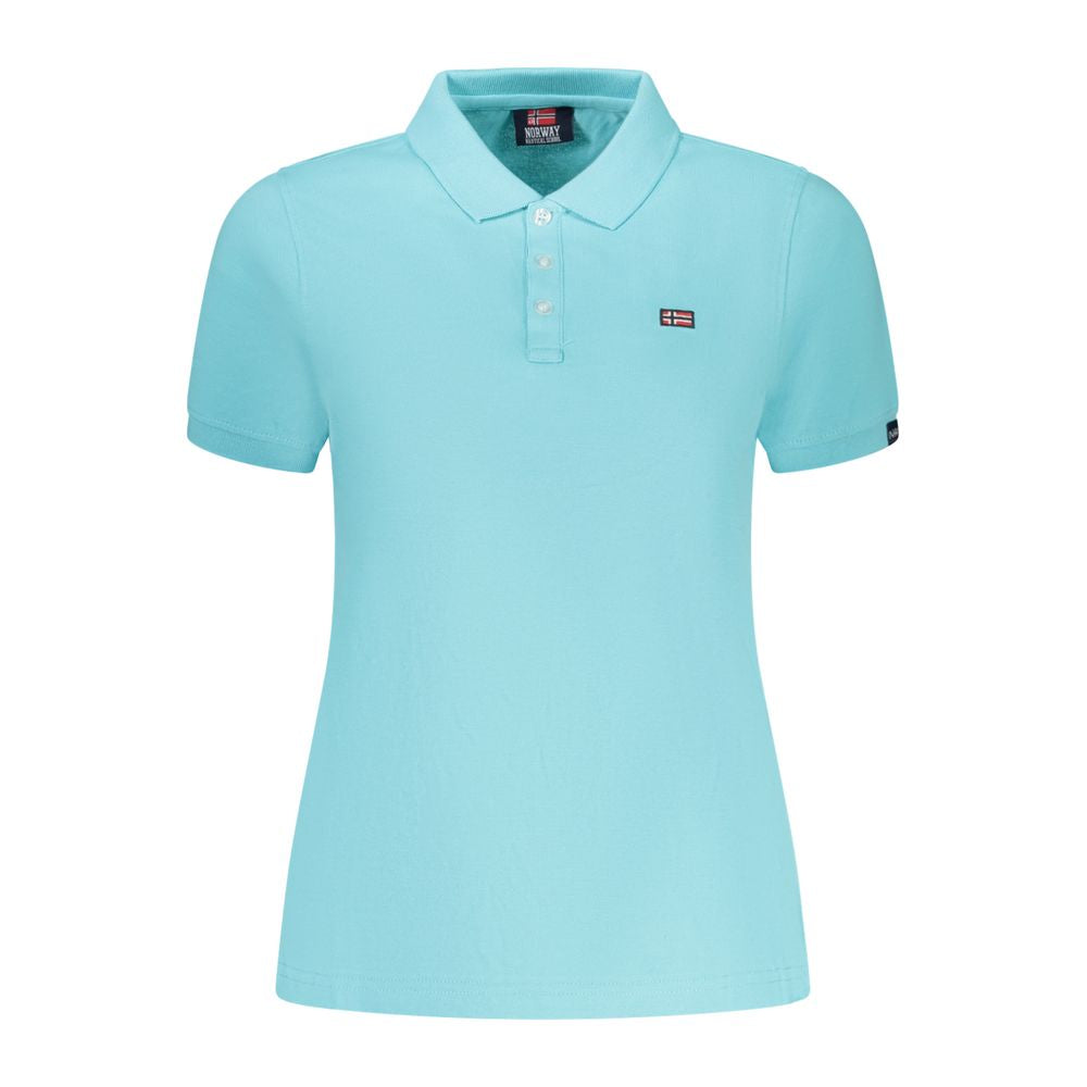Azzurro Cotton Womens Polo