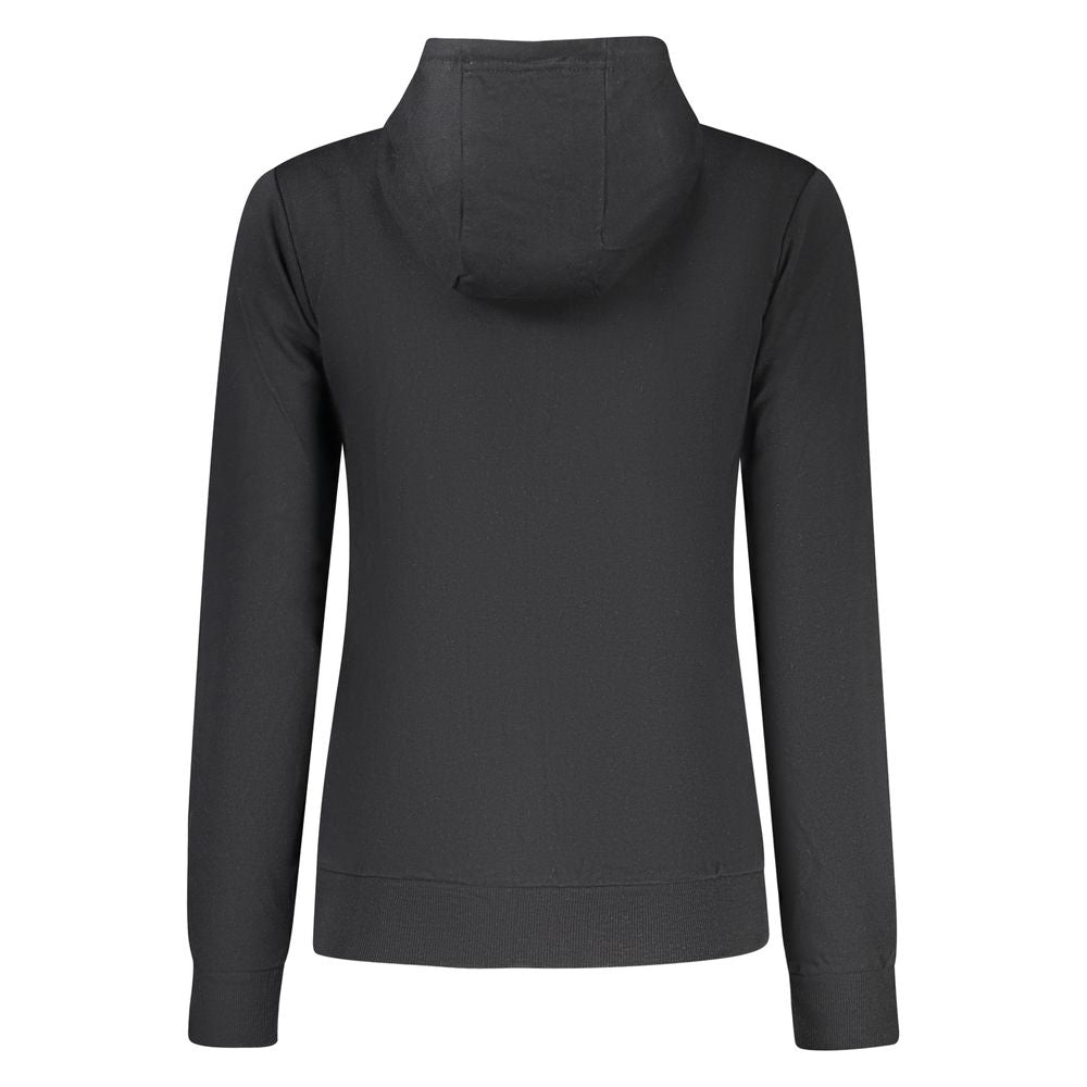 Black Cotton Women's Sweatshirt