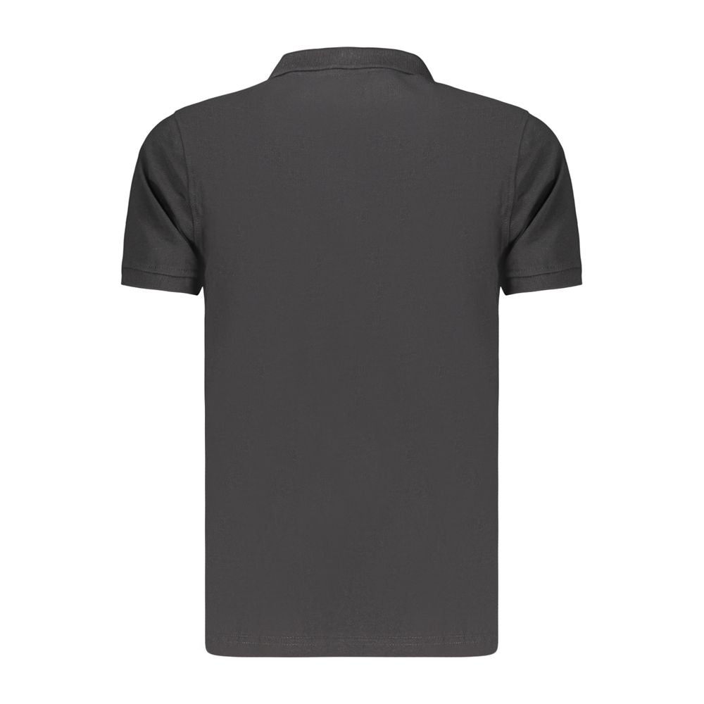 Black Cotton Women's Polo Shirt