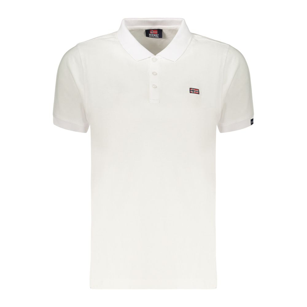 Blue Cotton Women Polo Shirt