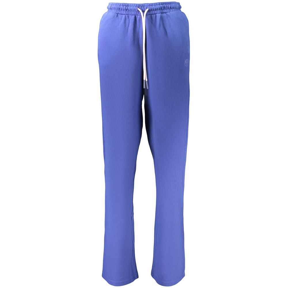 Blue Cotton Women's Pant