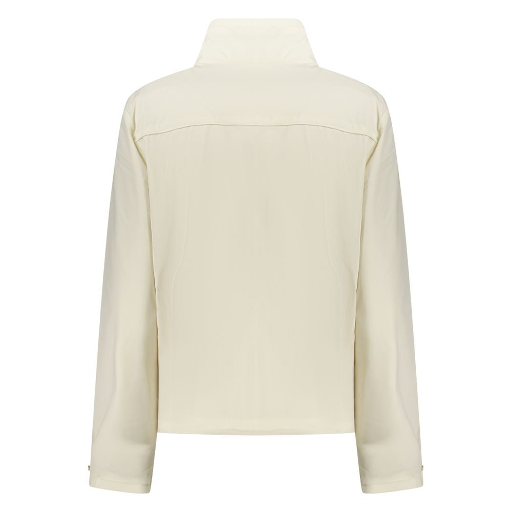 White Nylon Women's Jacket