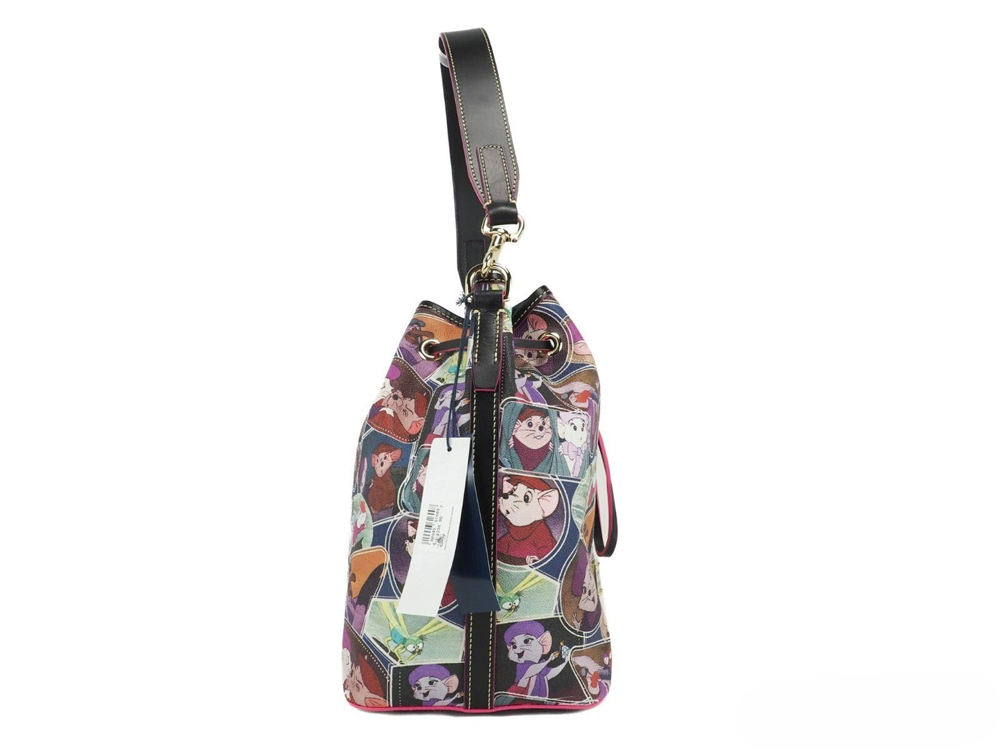 Dooney & Bourke Disney Rescuers Drawstring Bucket Shoulder Bag