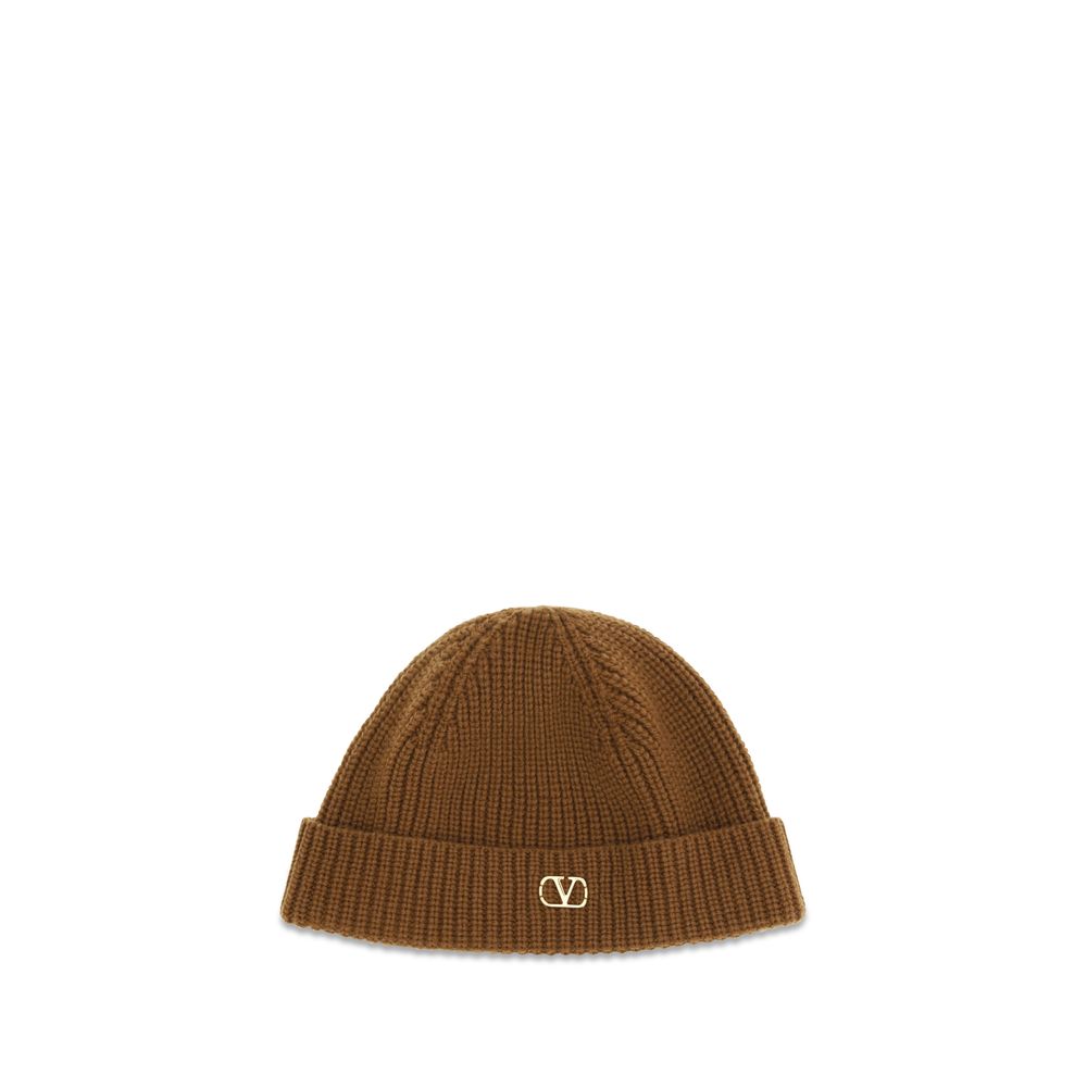 Brown Cashmere Beanie