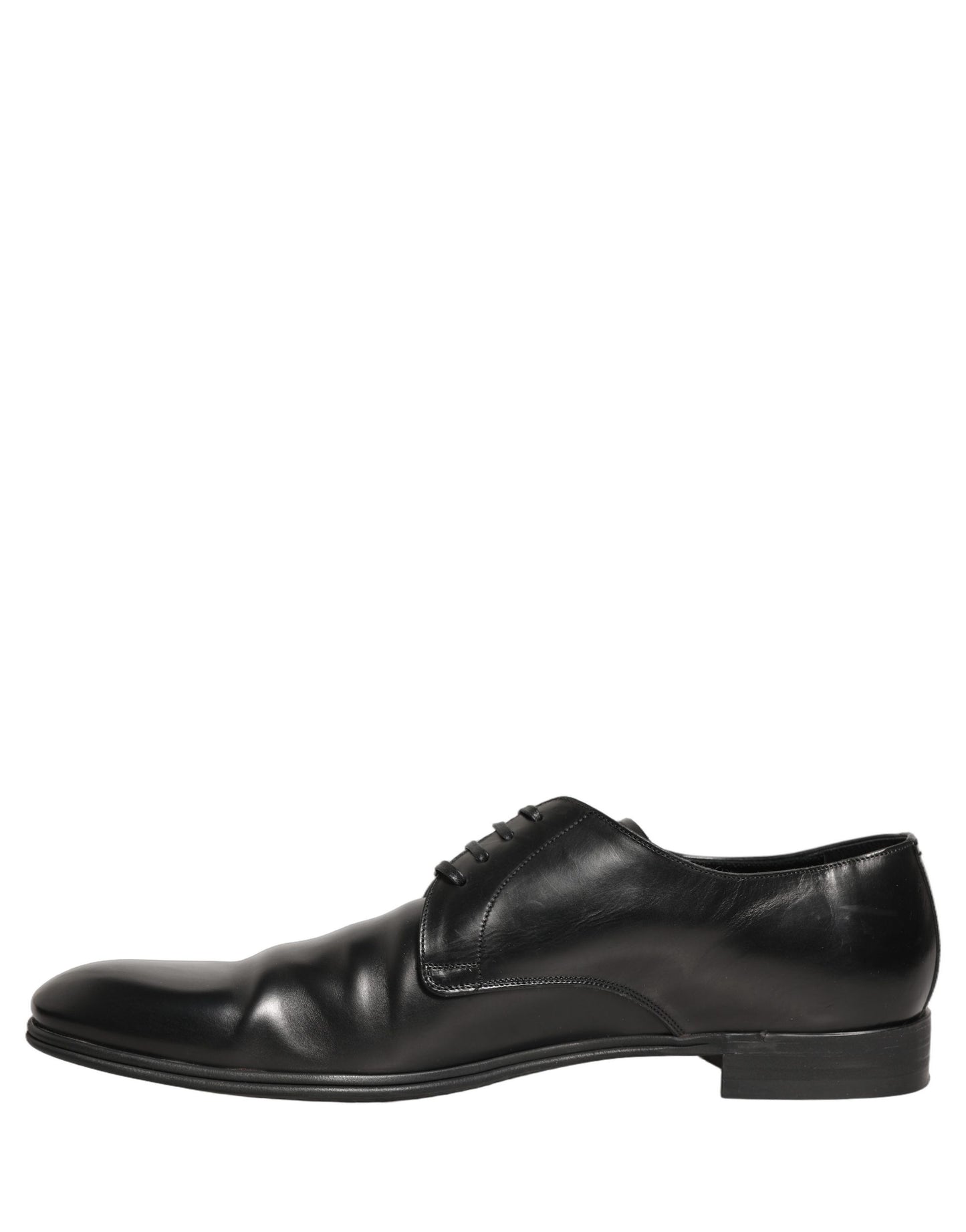 Black Leather Men Derby Dress Formal Shoes
