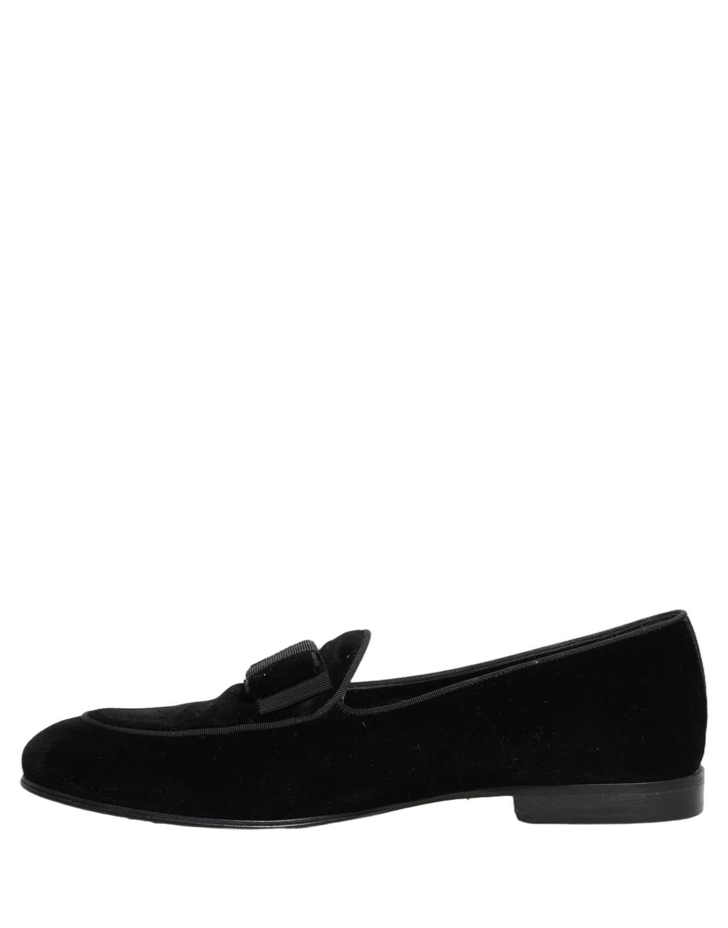 Black Velvet Loafers Formal Men Dress Shoes