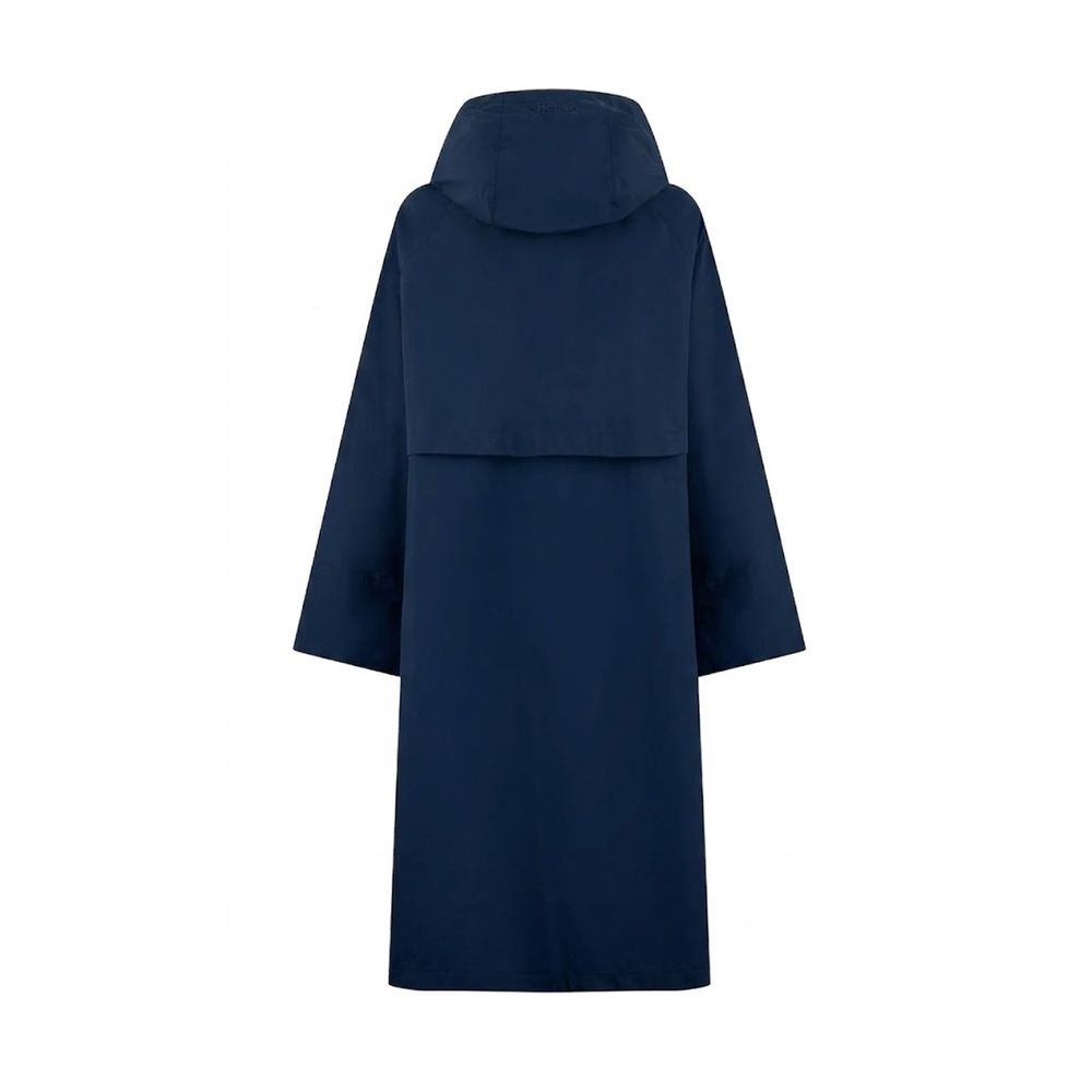 Blue Polyester Coat
