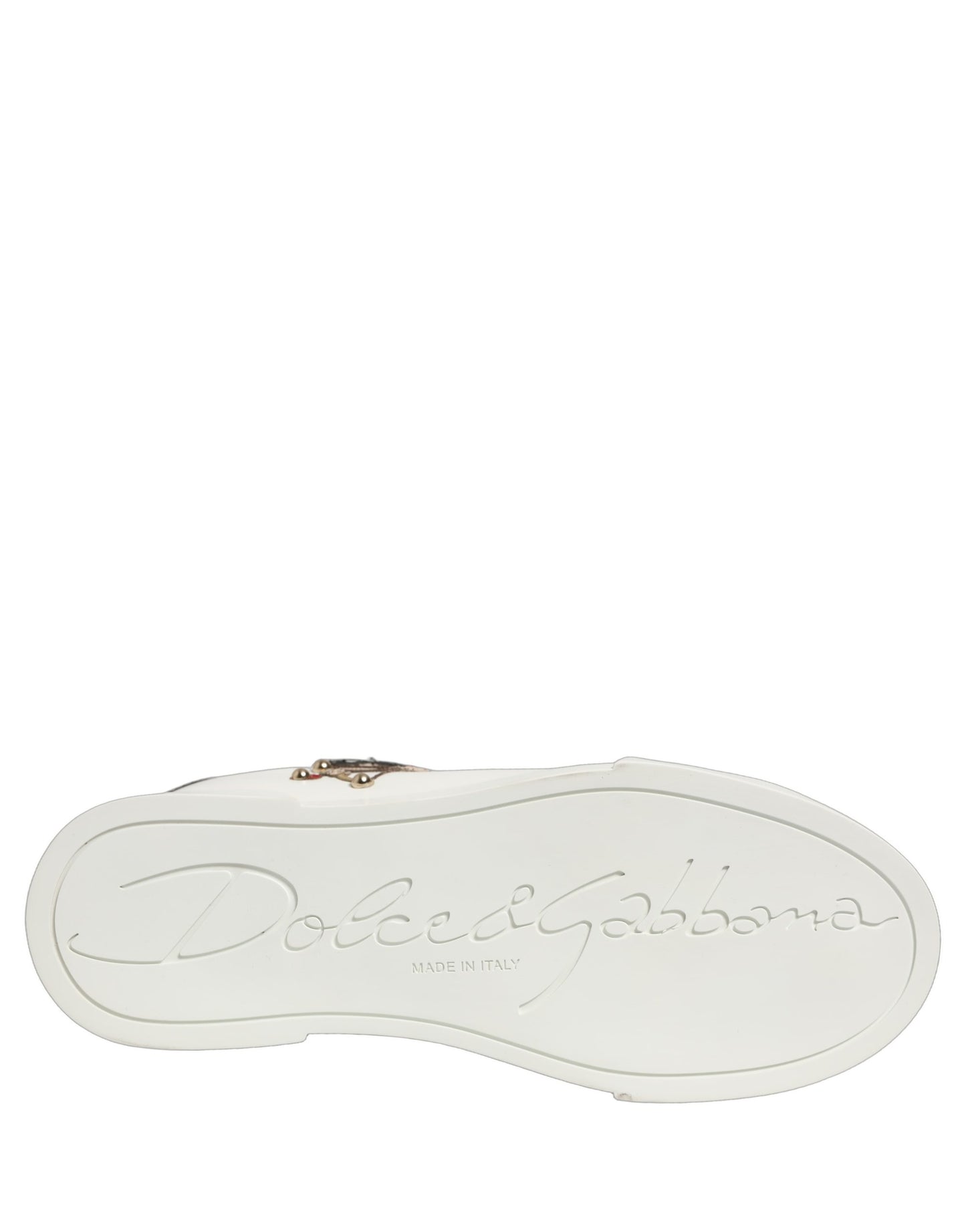 White Patch Calfskin Nappa Portofino Sneakers Shoes
