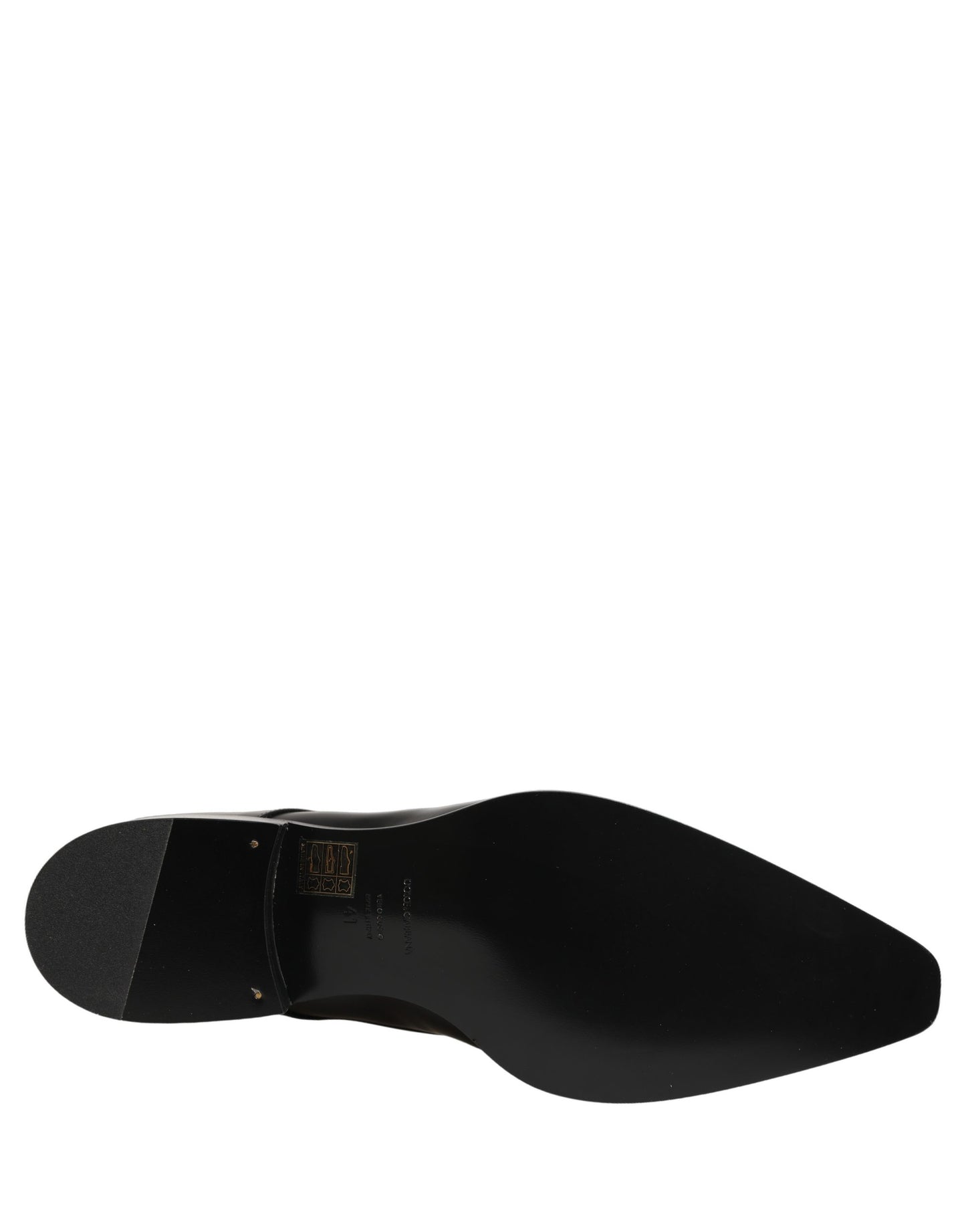 Black Leather Lace Up Derby Dress Shoes