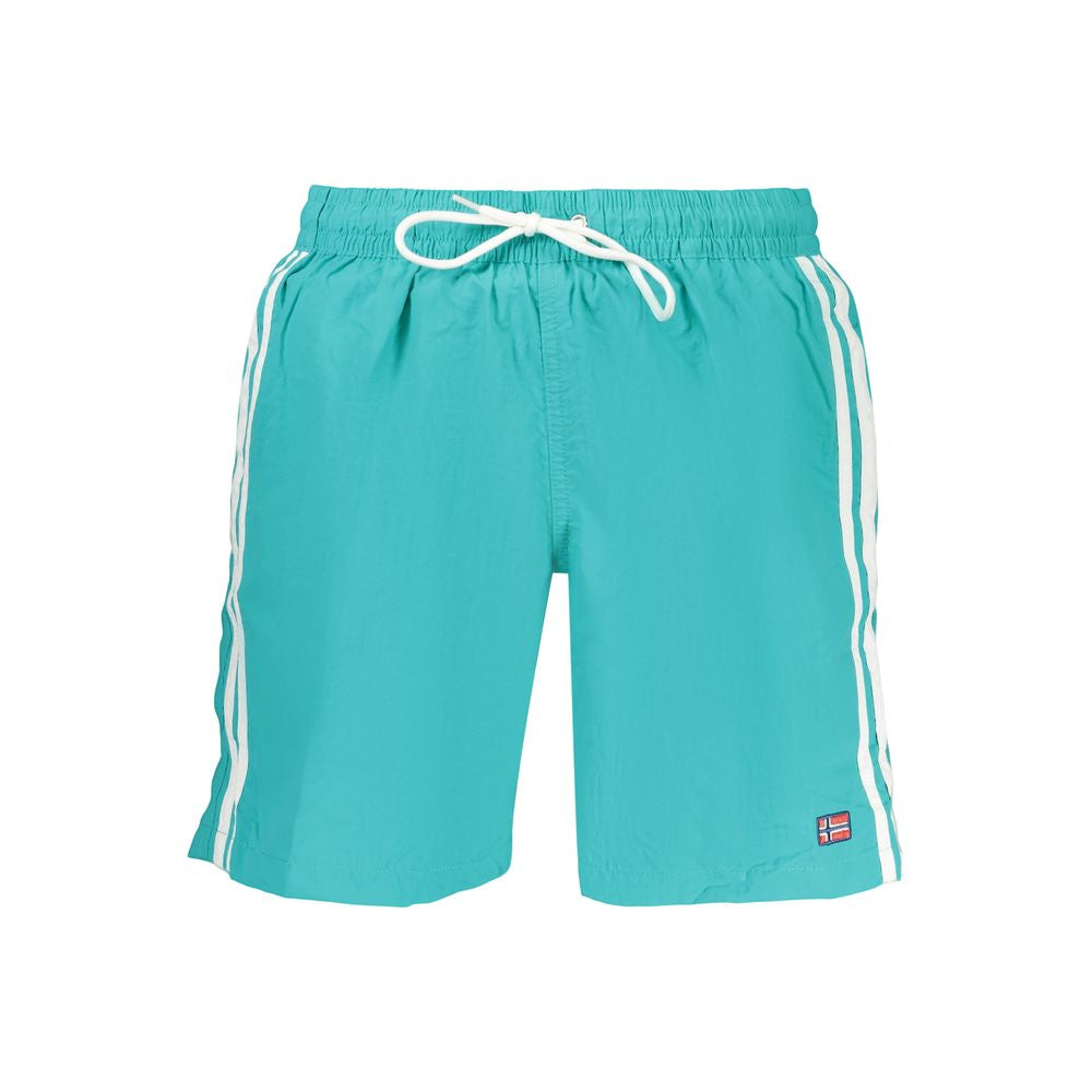 Azzurro Polyamide Men's Swimwear