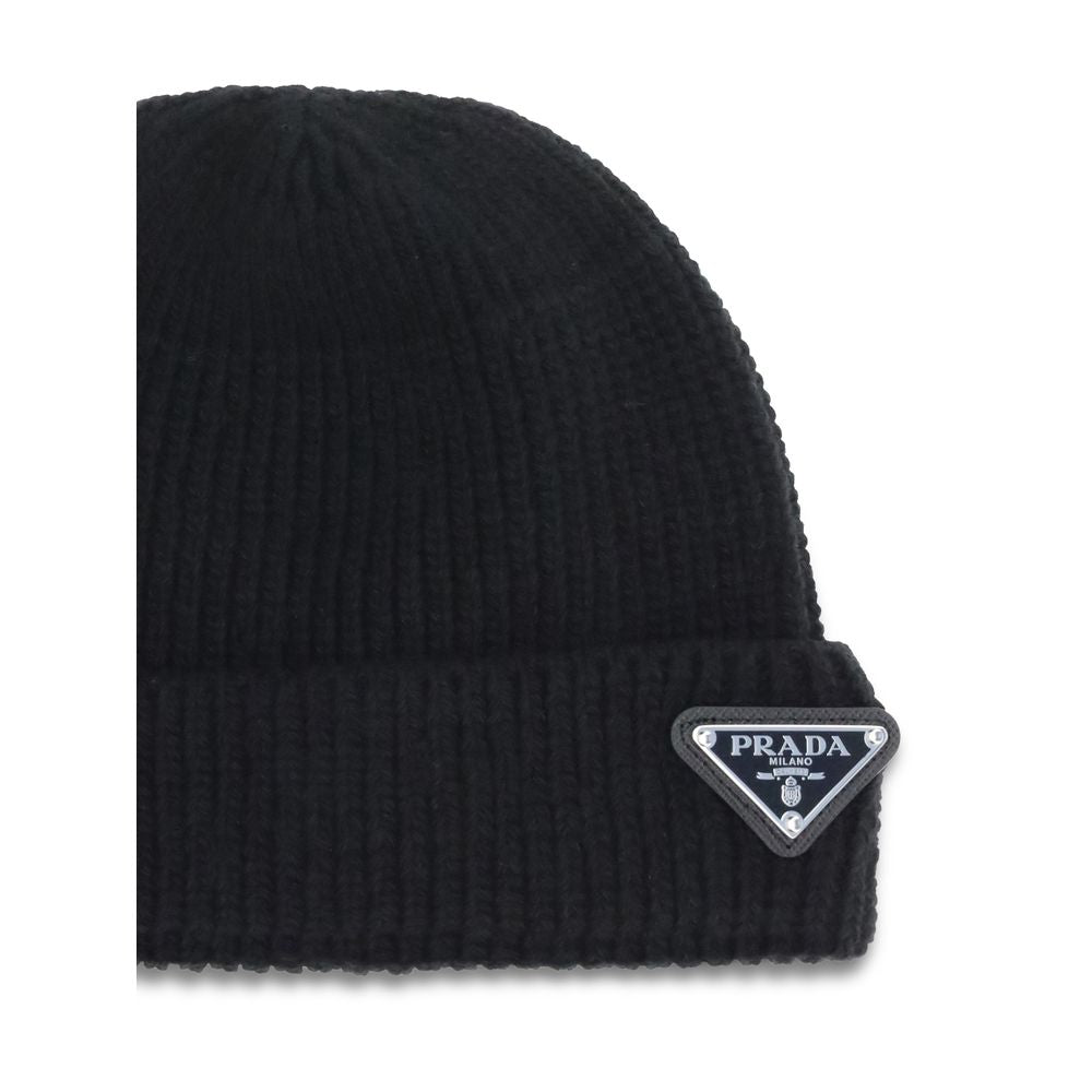 Black Wool Oves Aries Beanie