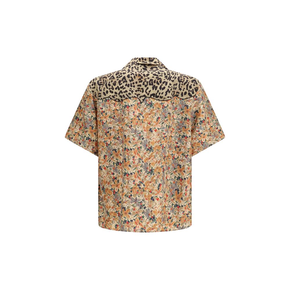 Multicolor Silk Pattern Shirt